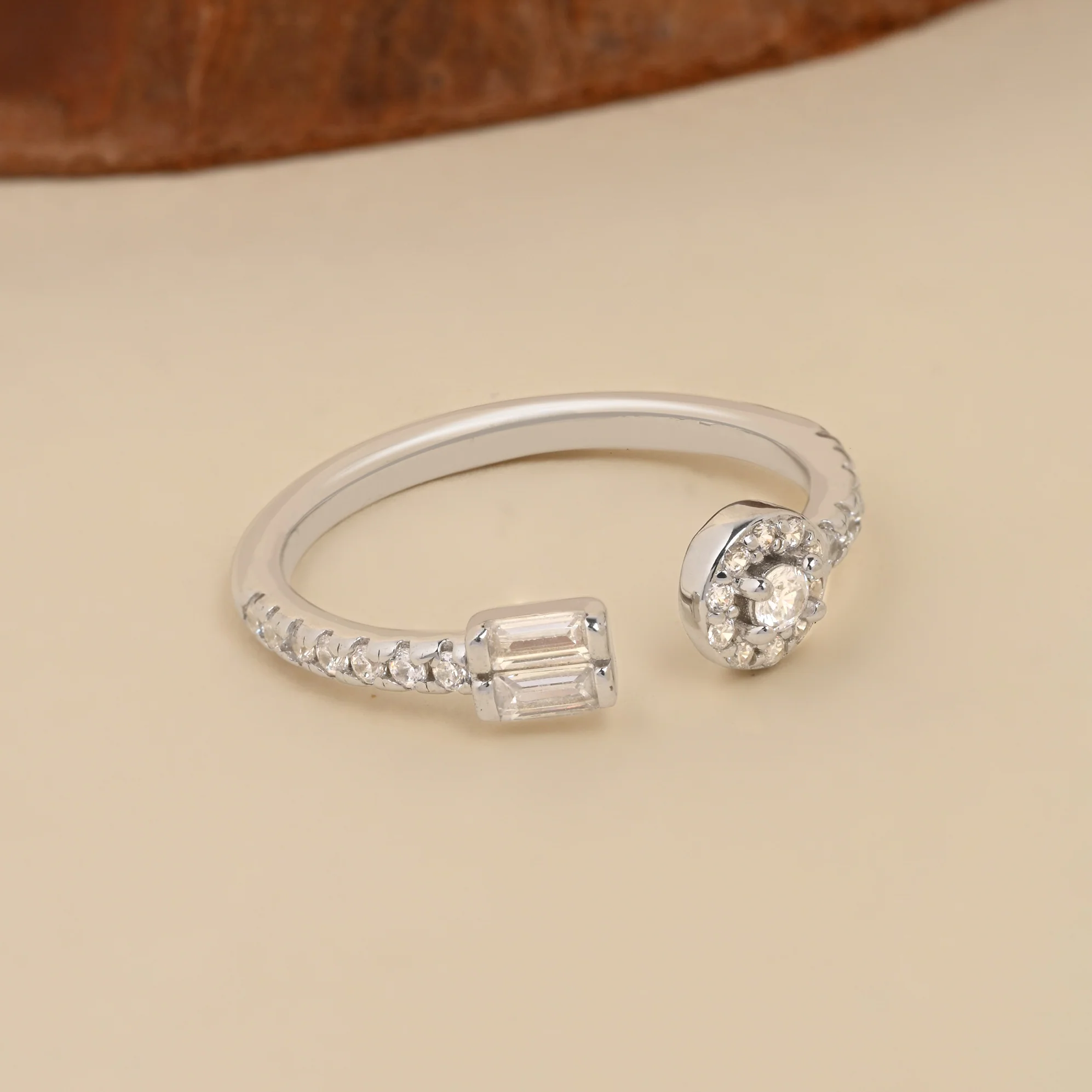 Shimmer Two Stone Ring