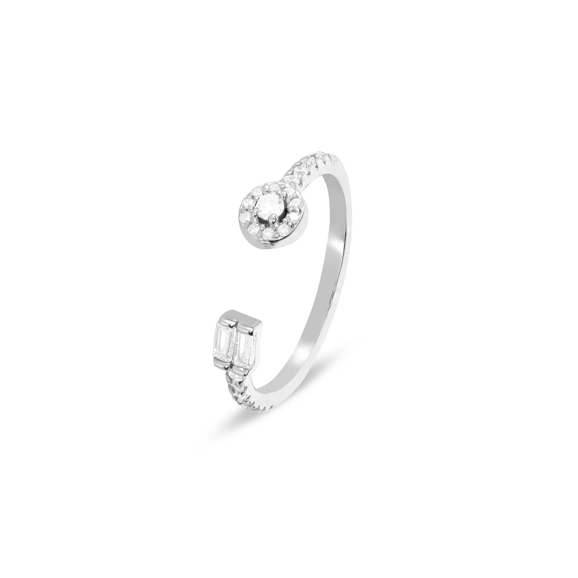 Shimmer Two Stone Ring - Image 4