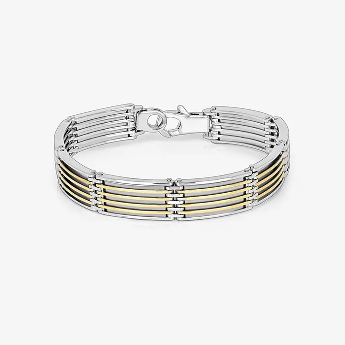 Elegant Striped Bold Bracelet - Image 2