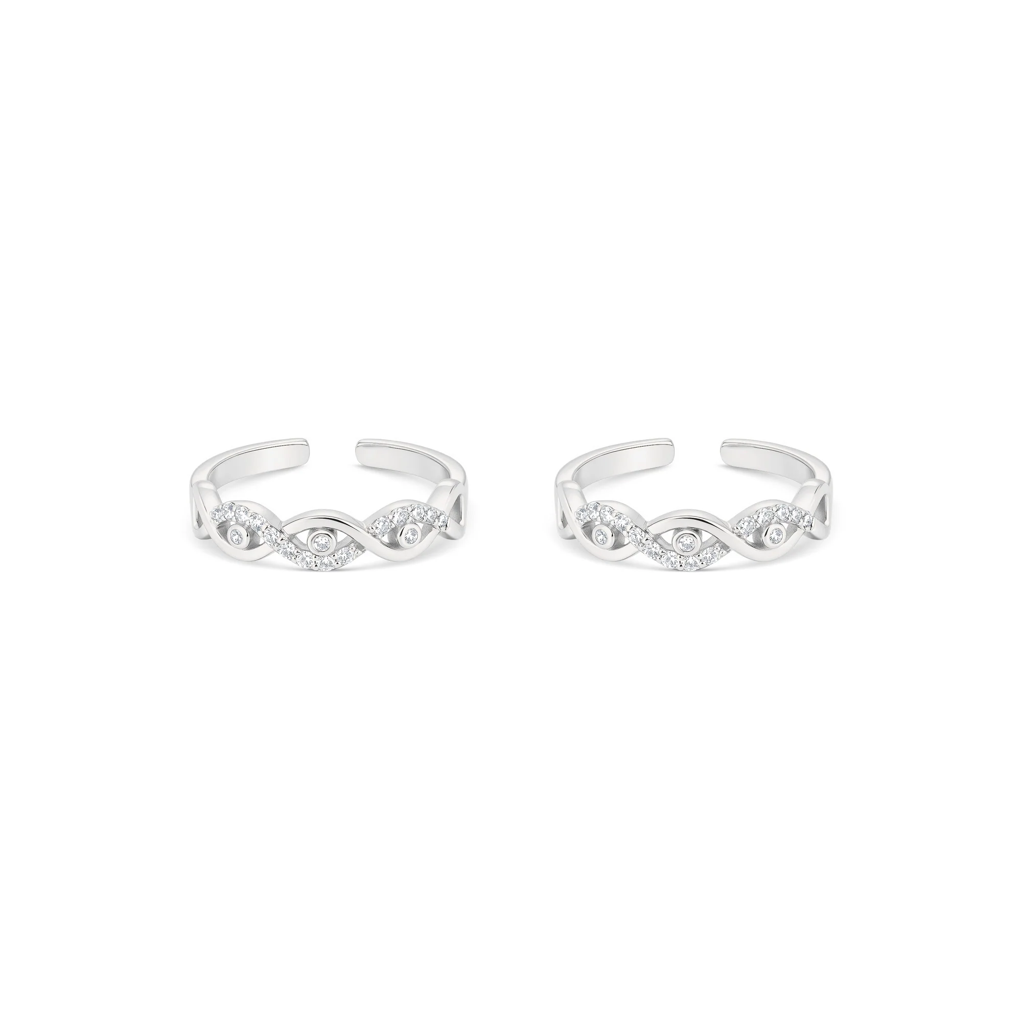 Elenza Silver Toe Ring - Image 2