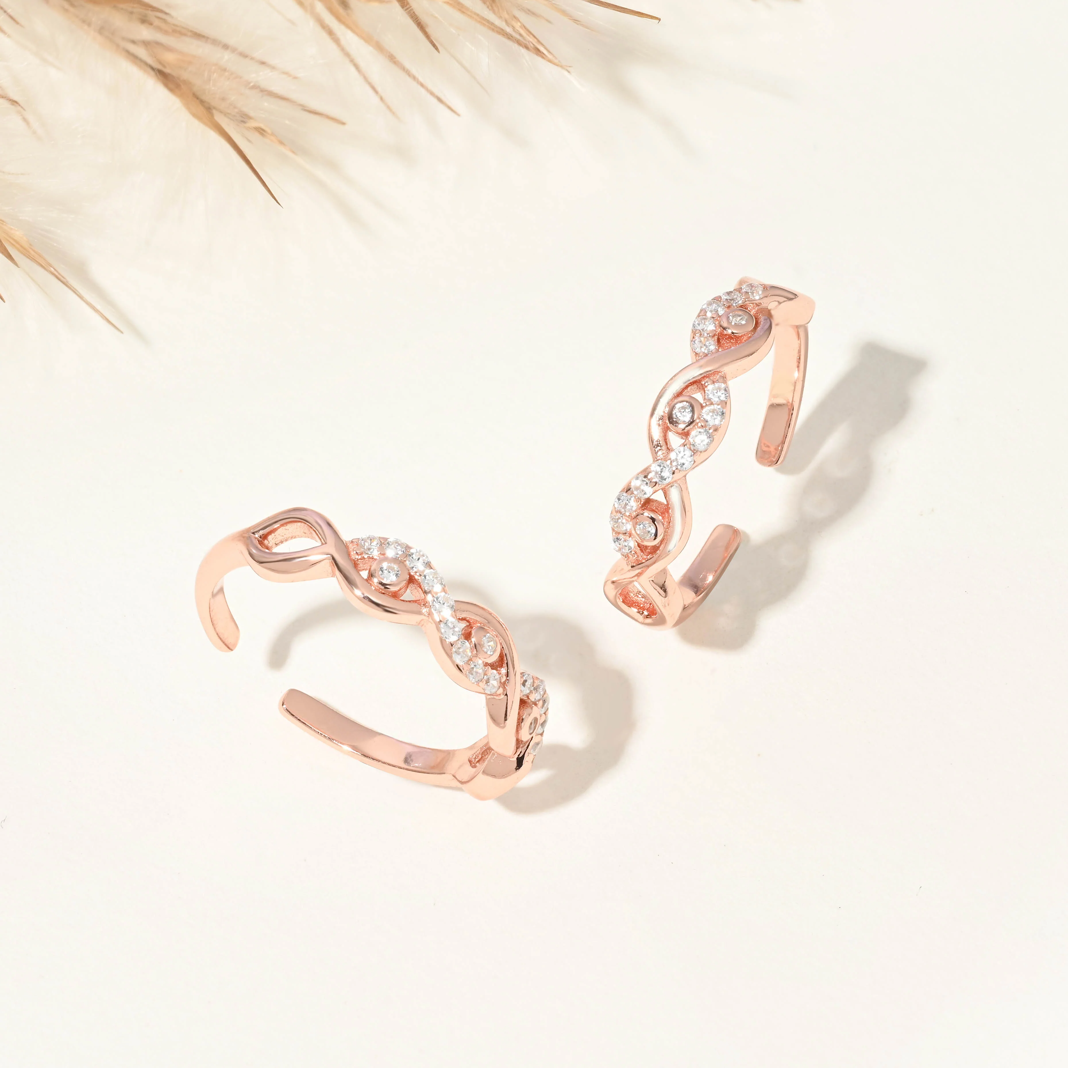 Elenza Silver Toe Ring - Image 25