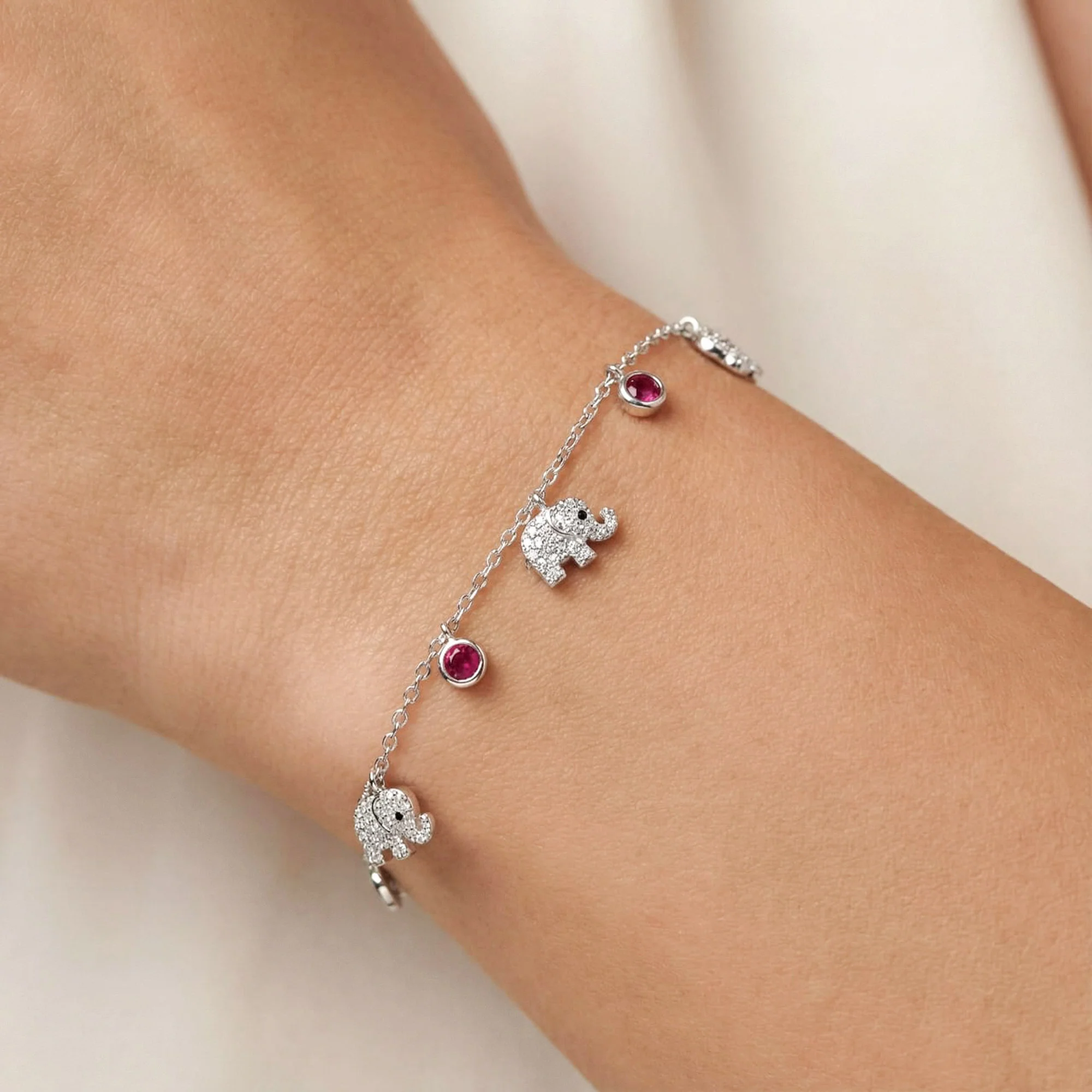Elephant Charm Bracelet - Image 3