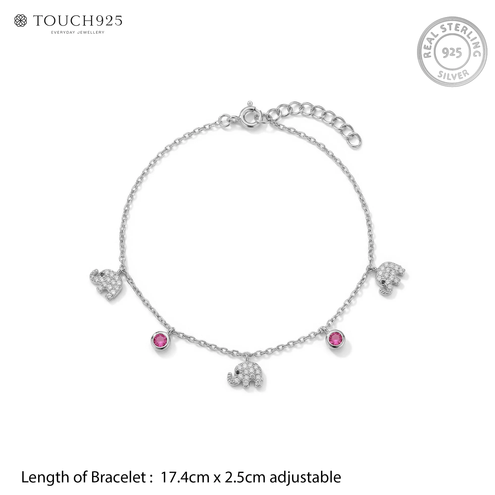 Elephant Charm Bracelet - Image 5