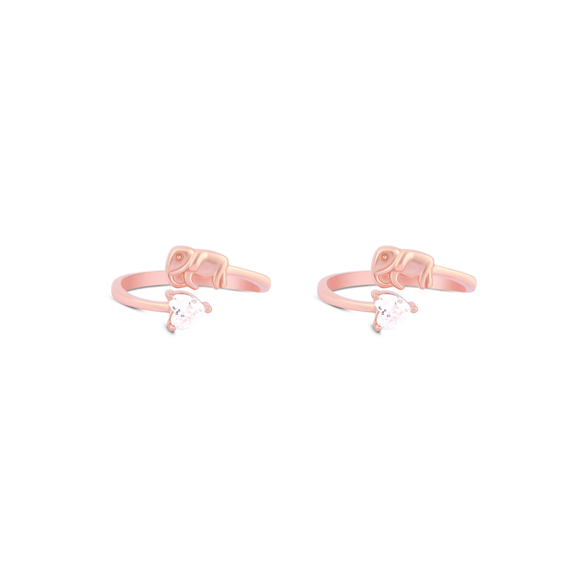 Elephant Embrace Toe Ring - Image 2