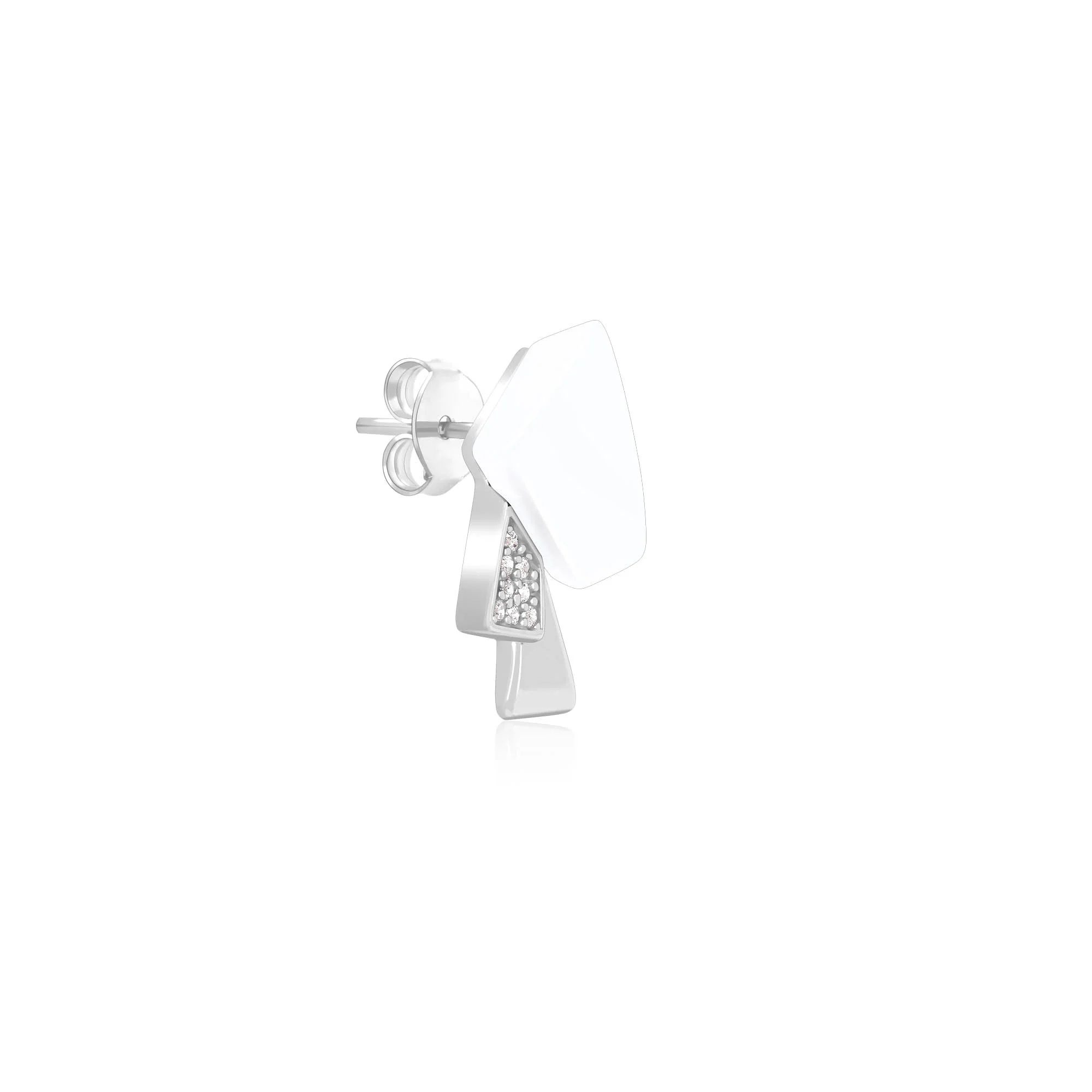 Enamel Asymmetric Earrings - Image 6