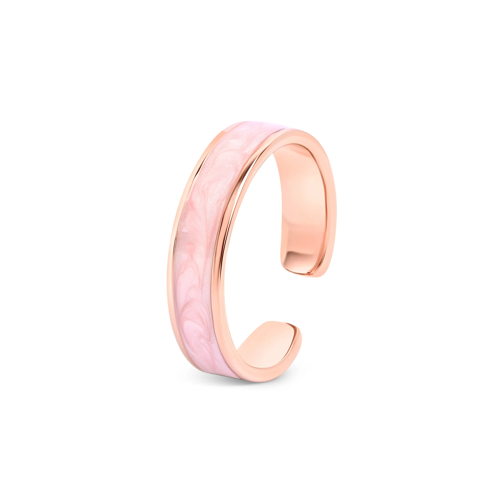 Enamel Band Silver Toe Ring - Image 2