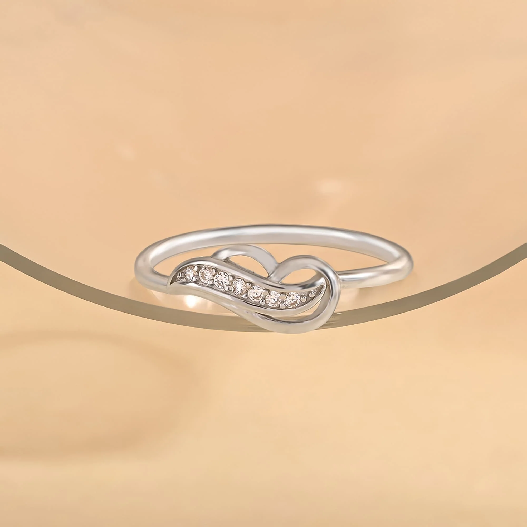 Eternal Embrace Silver Ring - Image 3