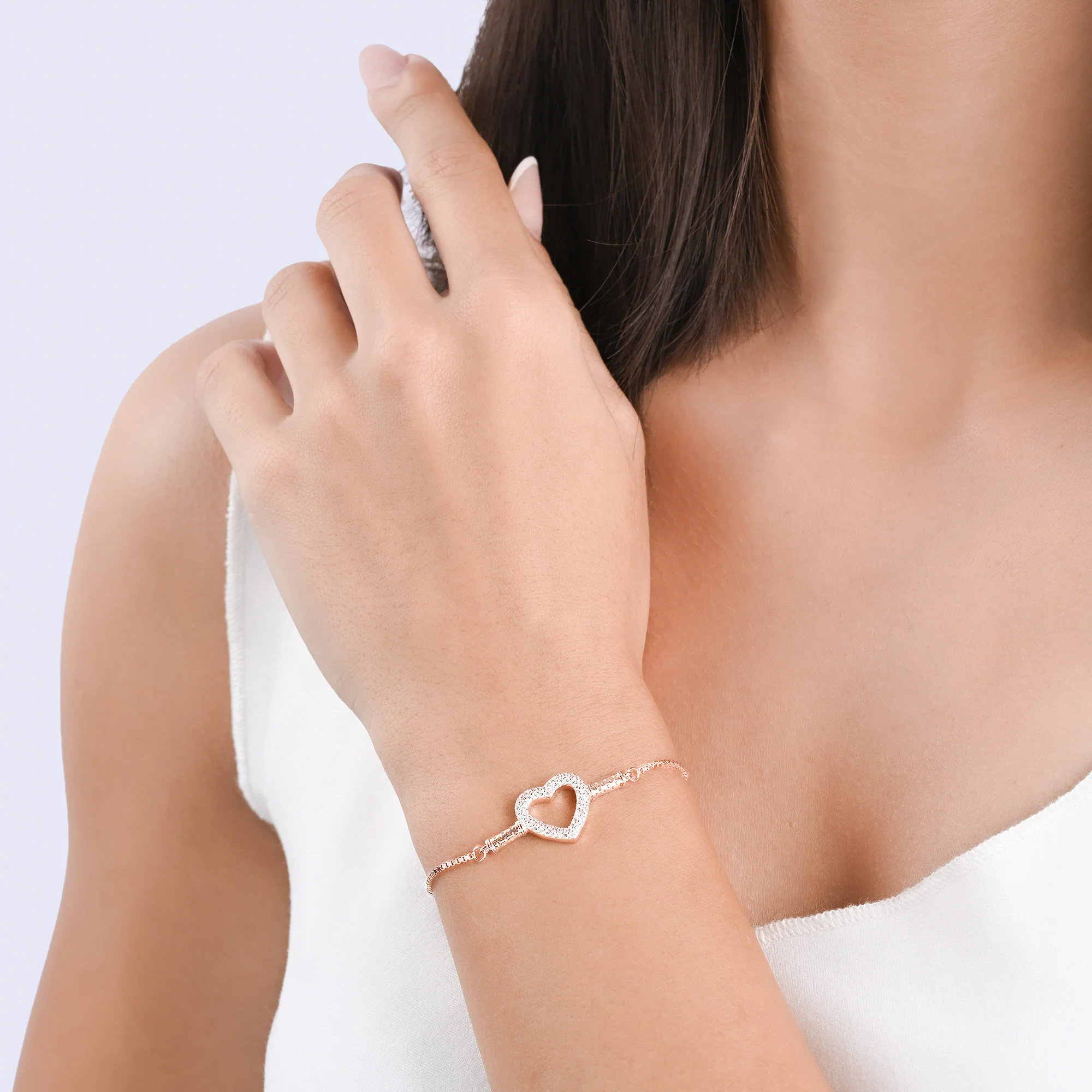 Eternal Heart Adjustable Bracelet - Image 4