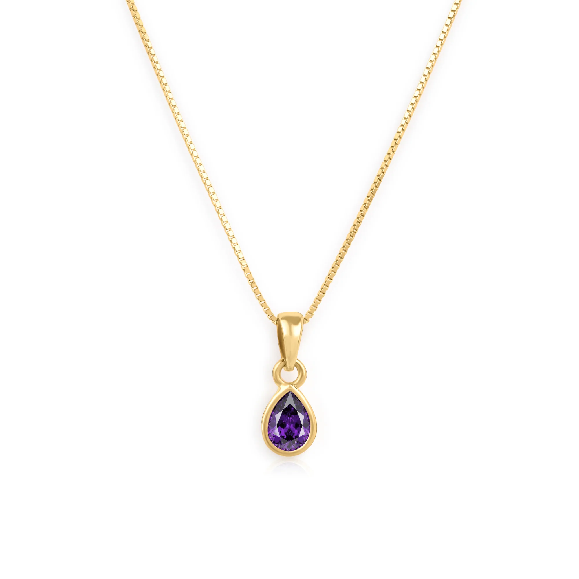 February Birthstone Necklace - Image 4