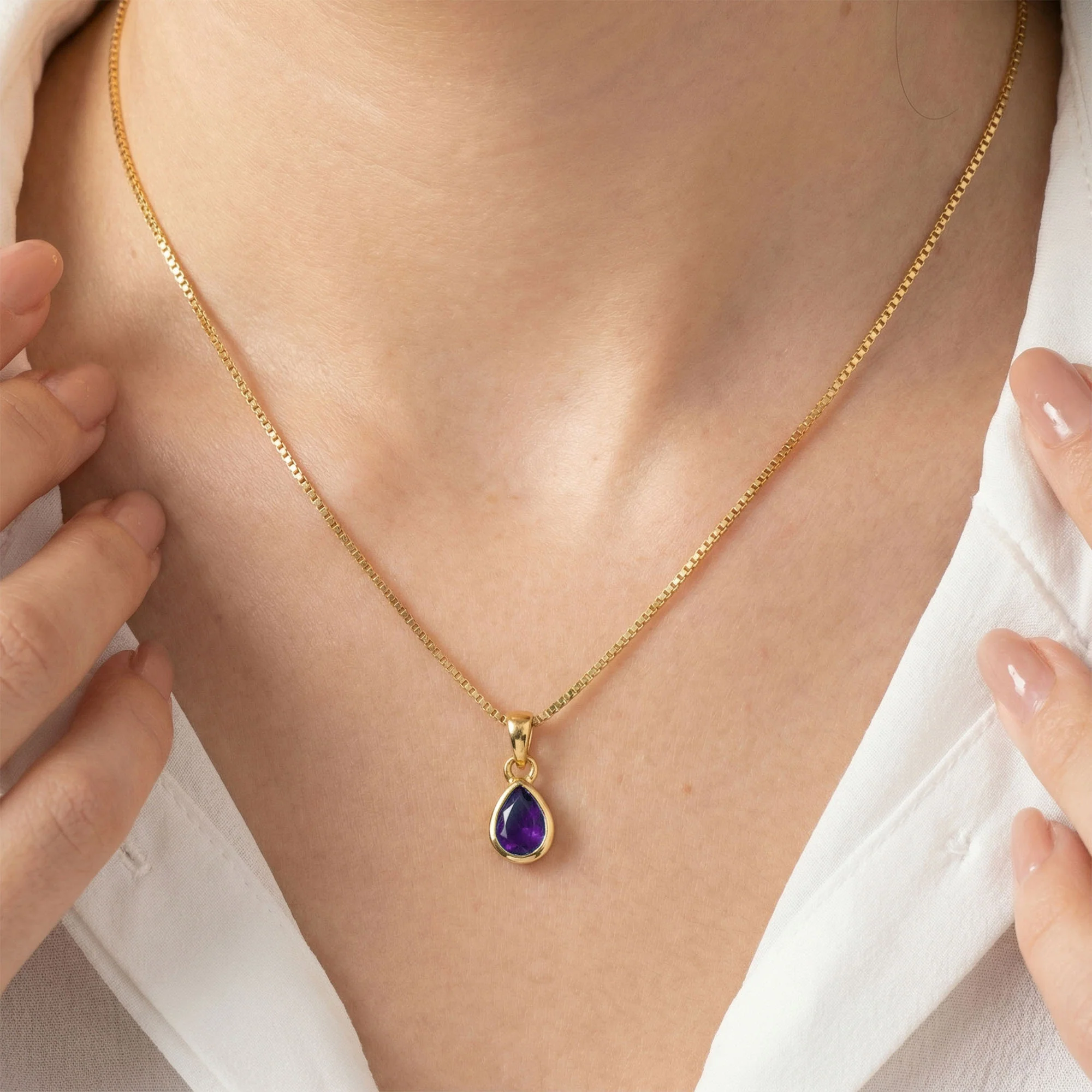 February Birthstone Pendant - Image 3