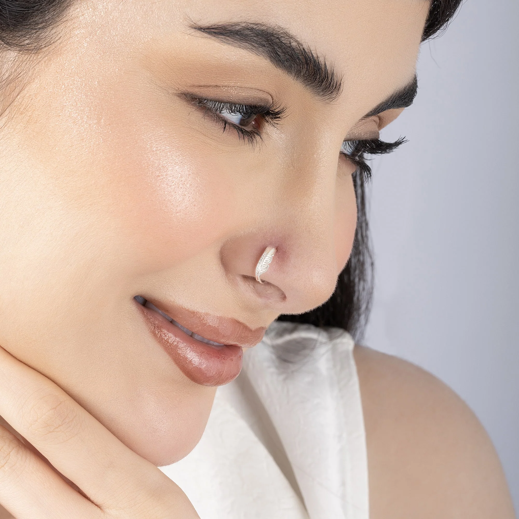 Leaf Nose Ring - Image 3