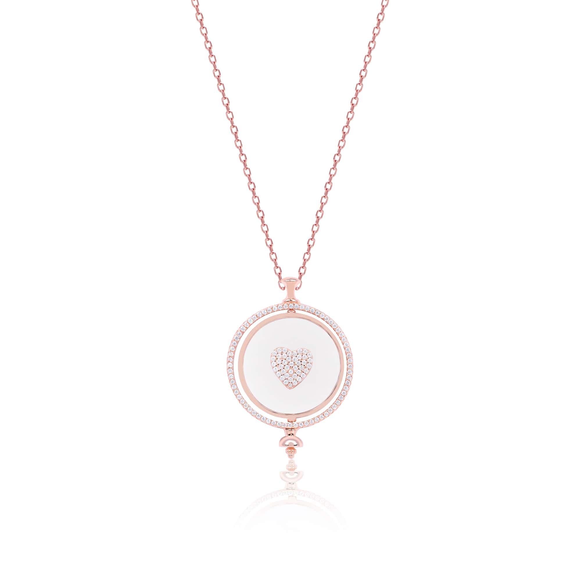 Floating Heart Necklace - Image 2