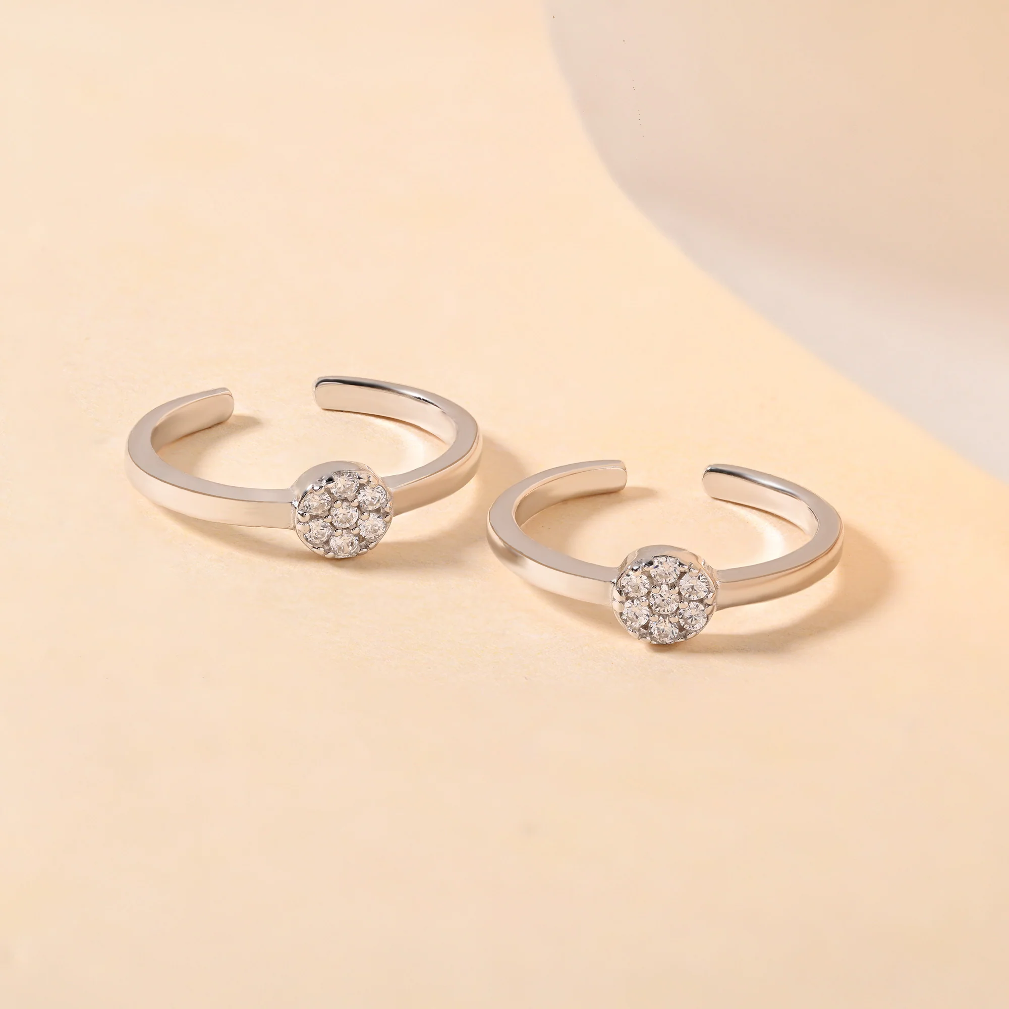 Floral Toe Ring