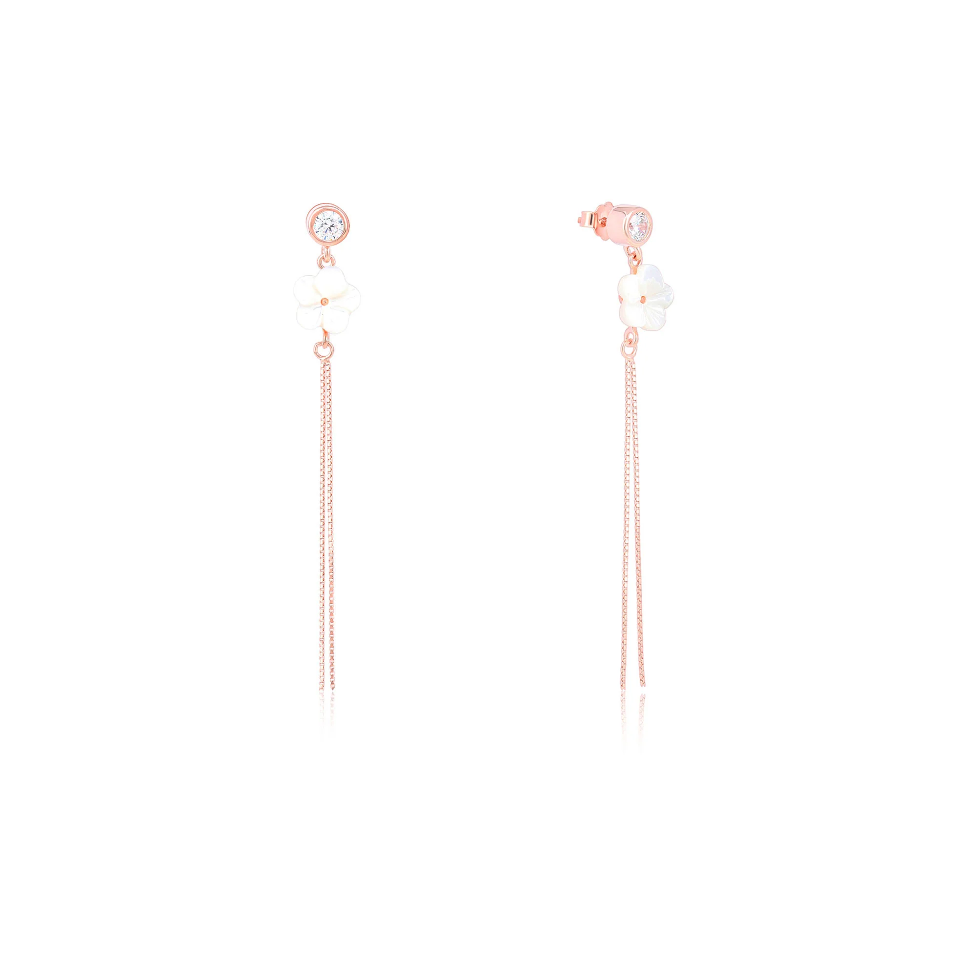 Flower Thread Earrings - Image 2