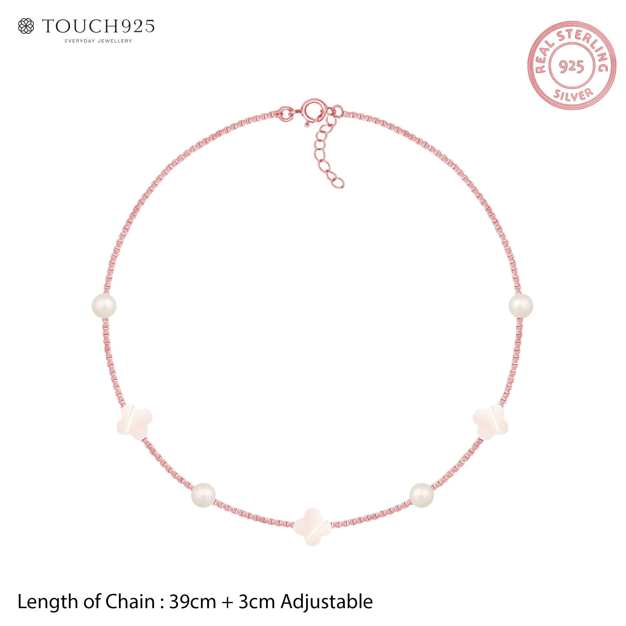 Flowers & Pearls Necklace - Image 5