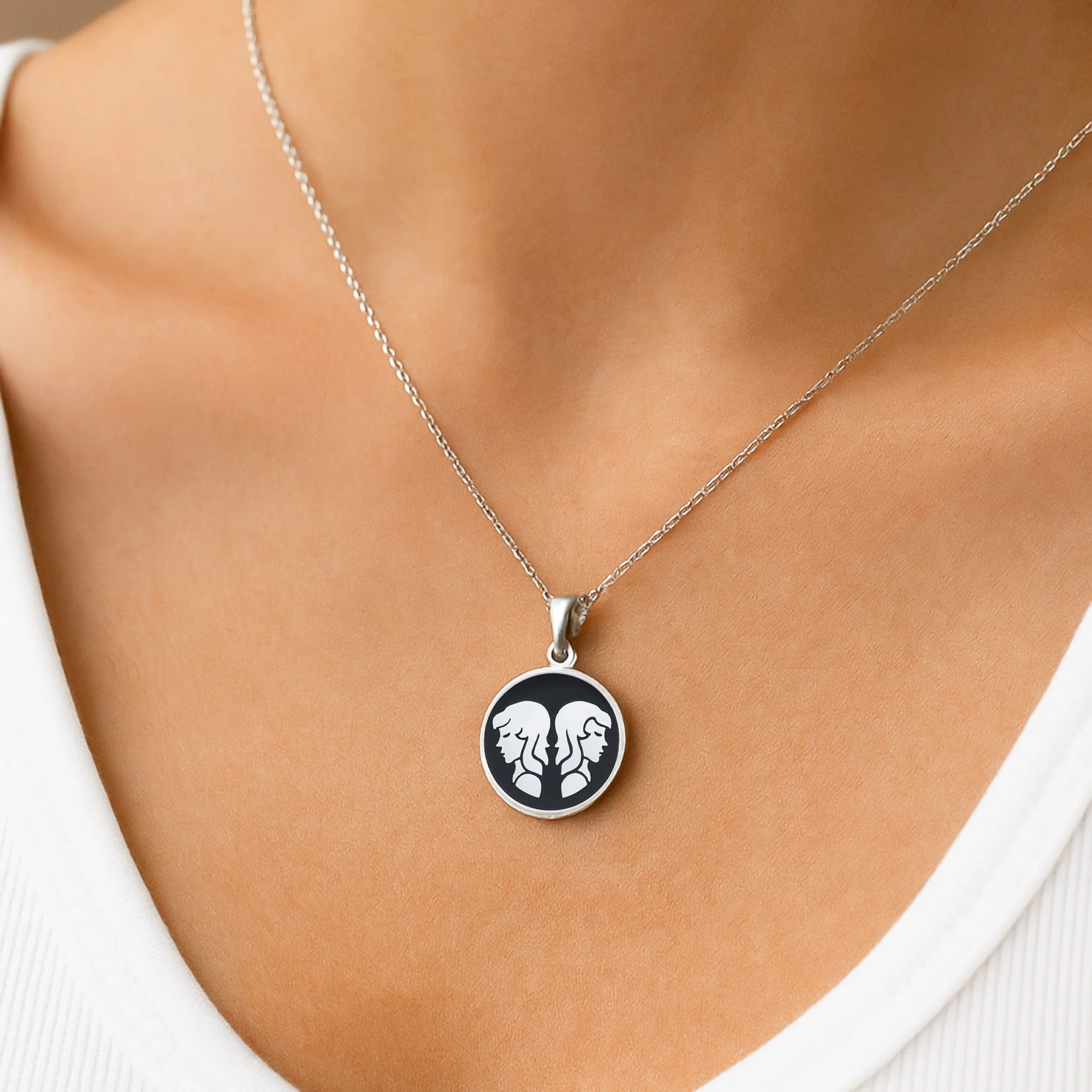 Gemini Zodiac Pendant - Image 3
