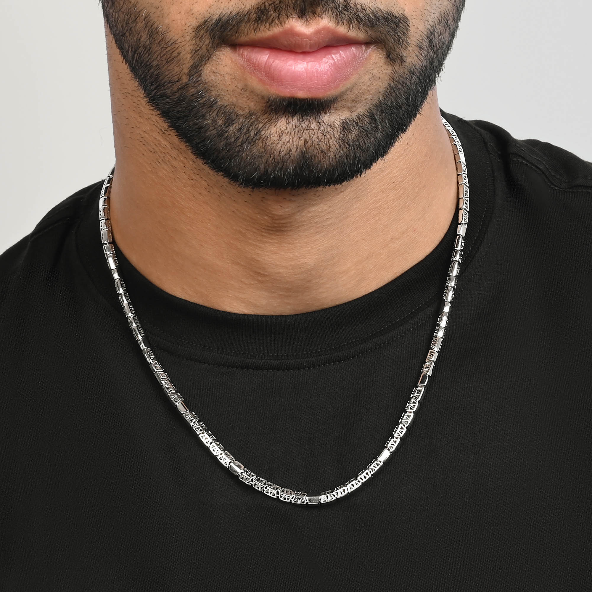 GeoGrid Silver Chain - Image 3
