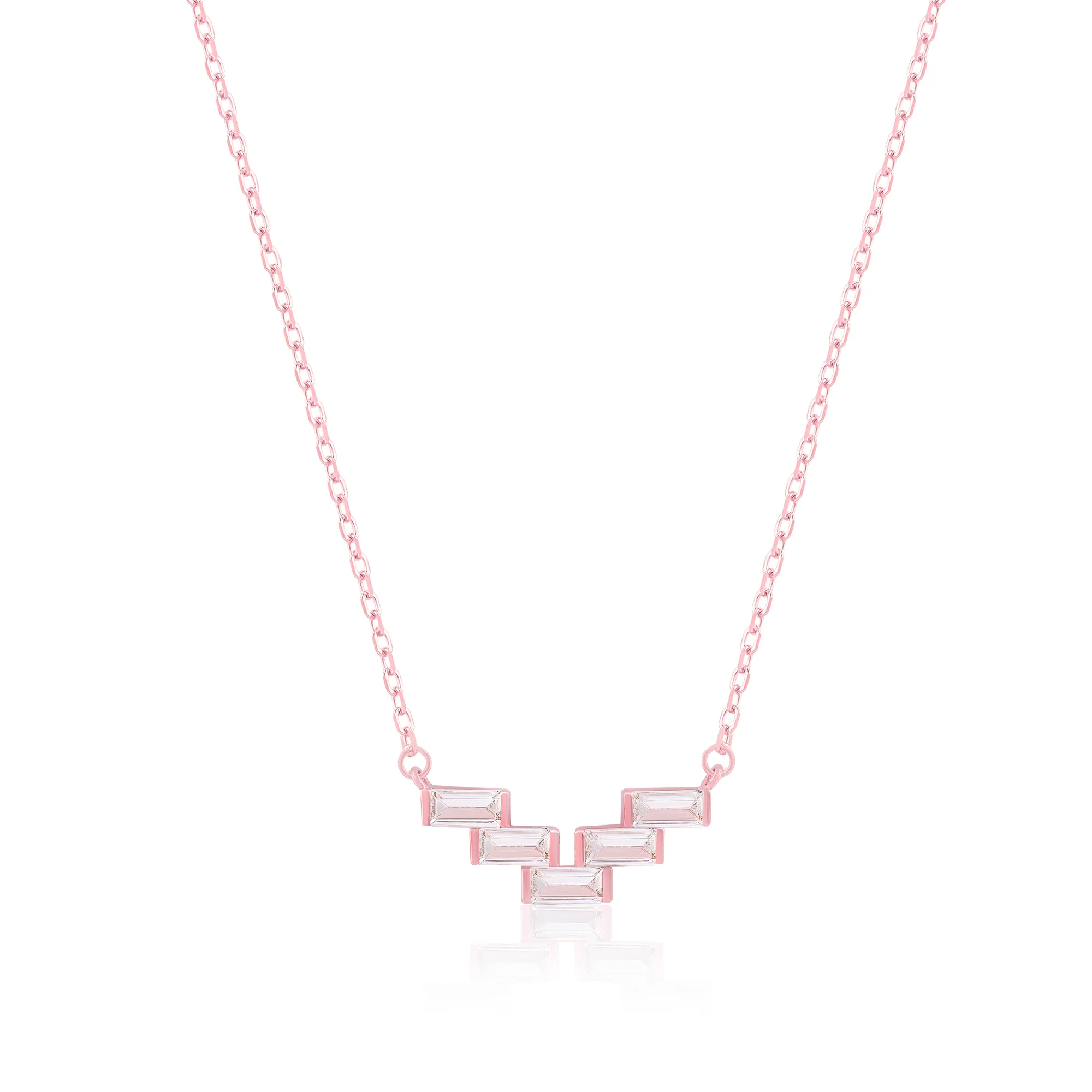 Geometric Stone Necklace - Image 2