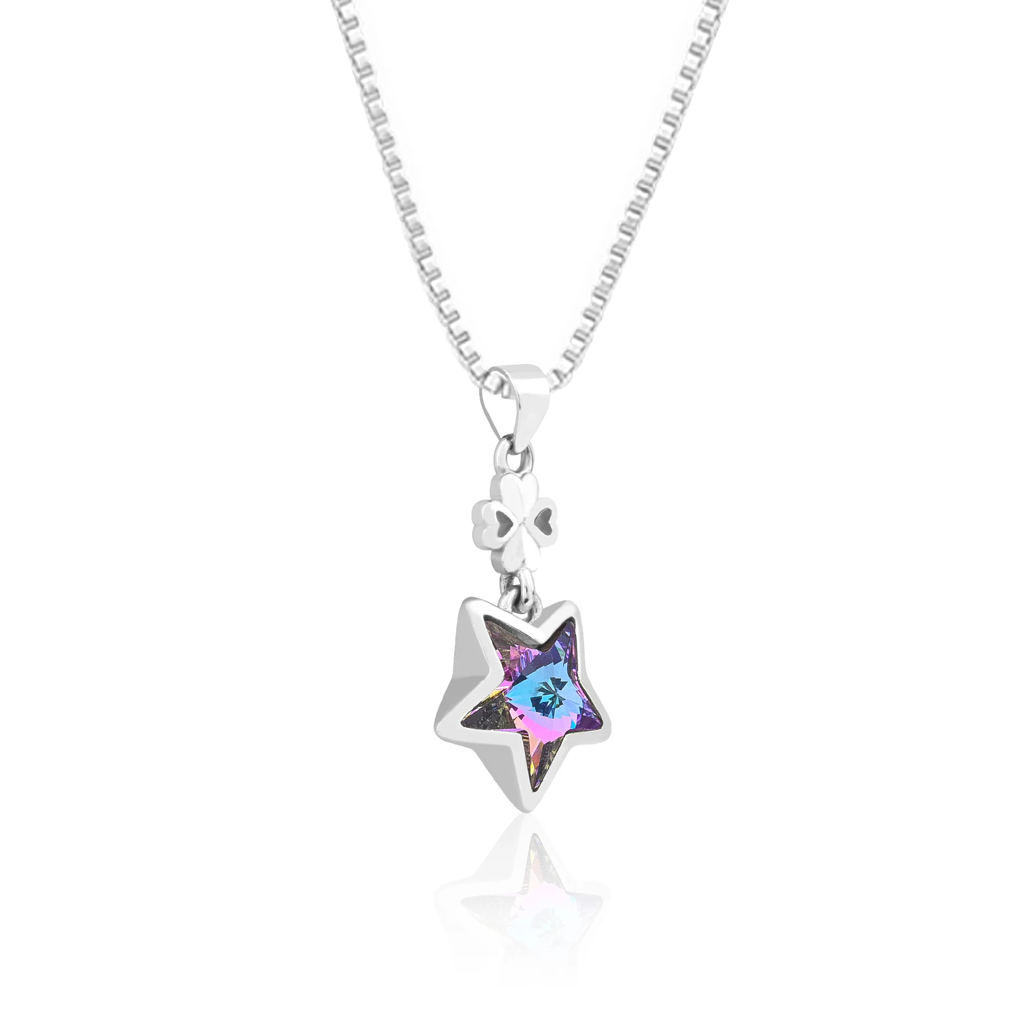 Starred Charm Chain Locket - Image 7