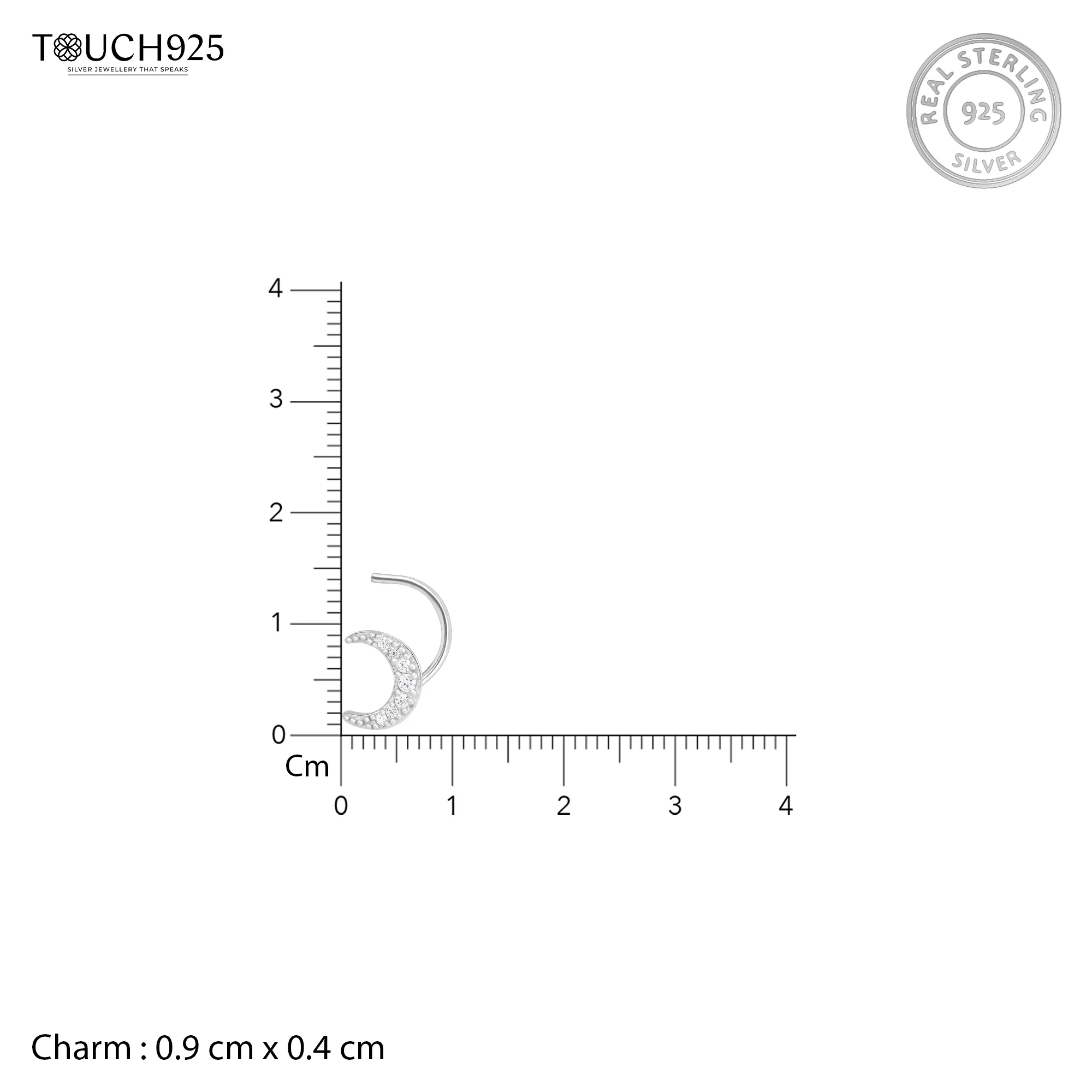 Half Moon Nose Pin - Image 6