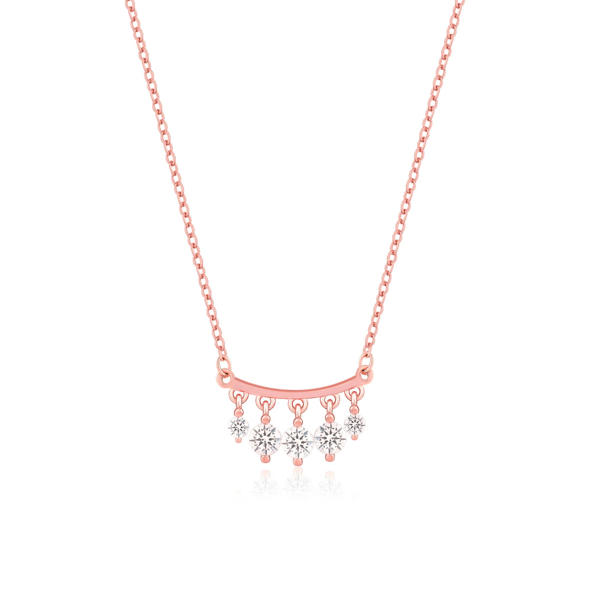 Hanging Stone Bar Necklace - Image 2