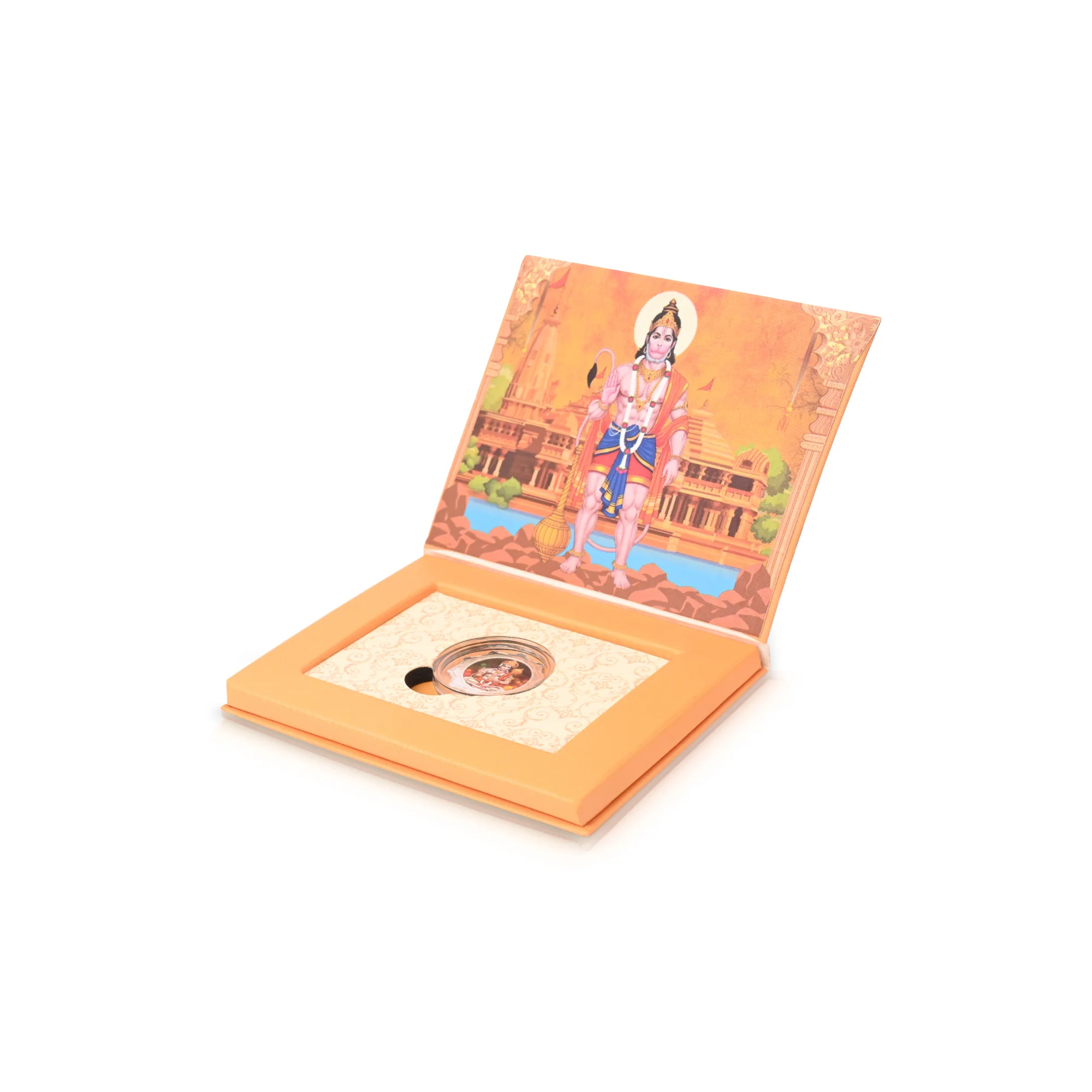 Hanuman Ji 999 Silver Coin Box - Image 4