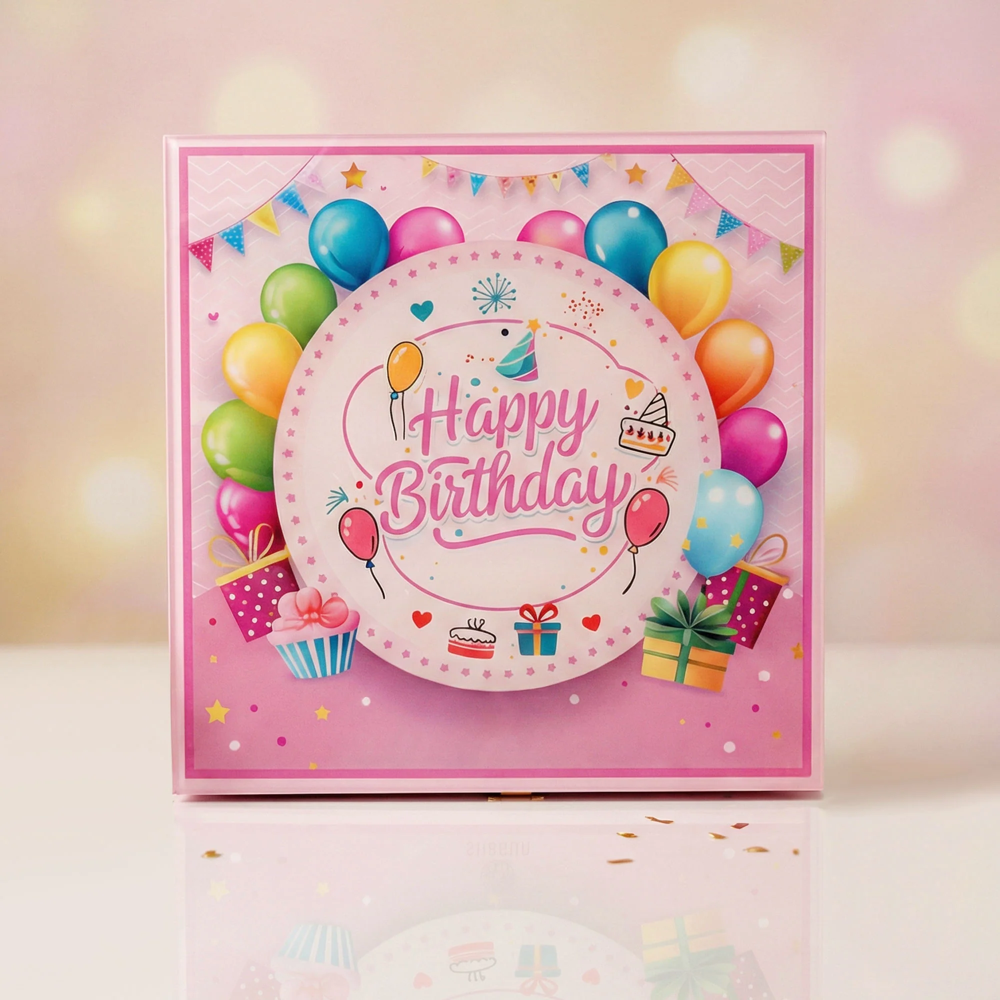 Happy Birthday 999 Silver Coin Box (9 Coins)