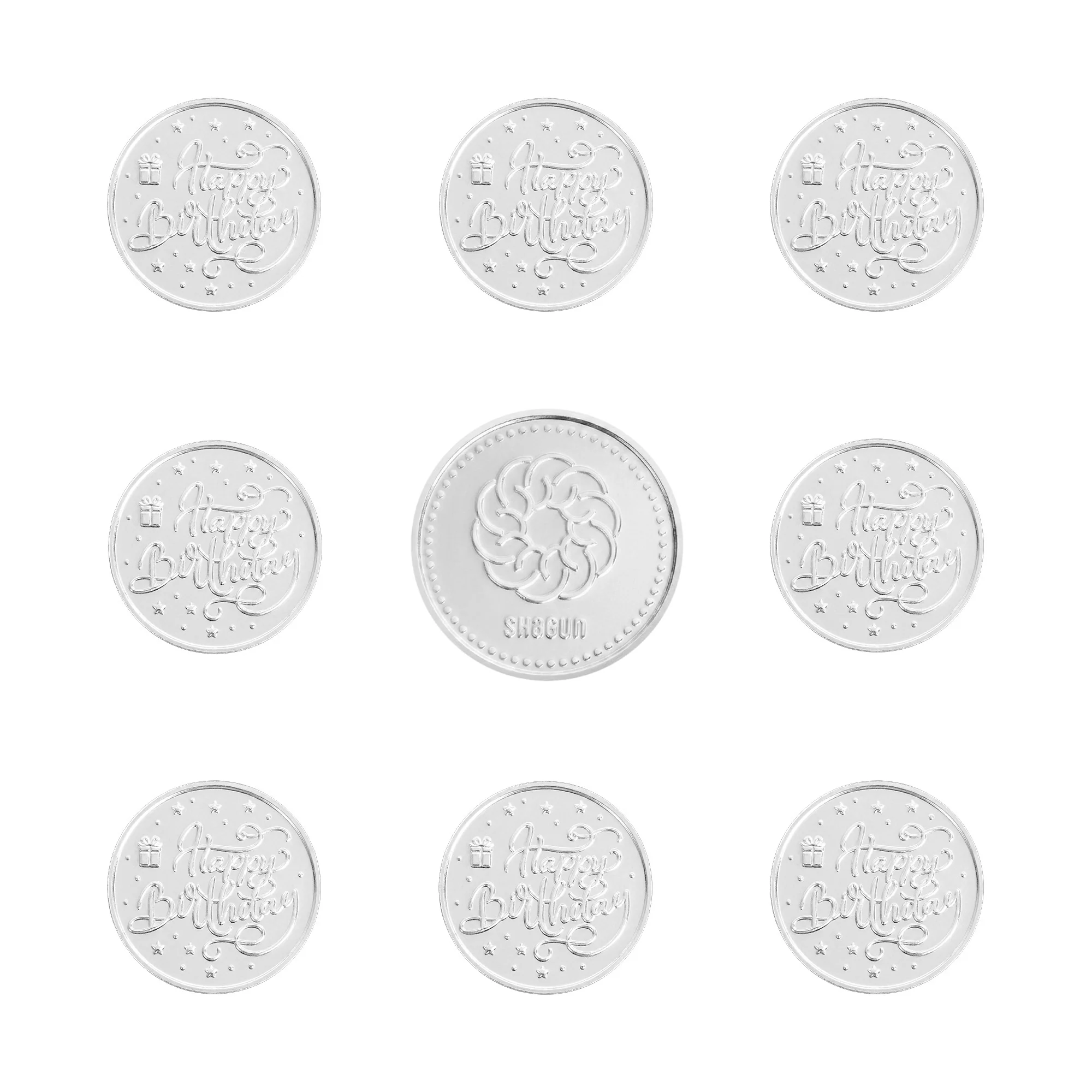 Happy Birthday 999 Silver Coin Box (9 Coins) - Image 2