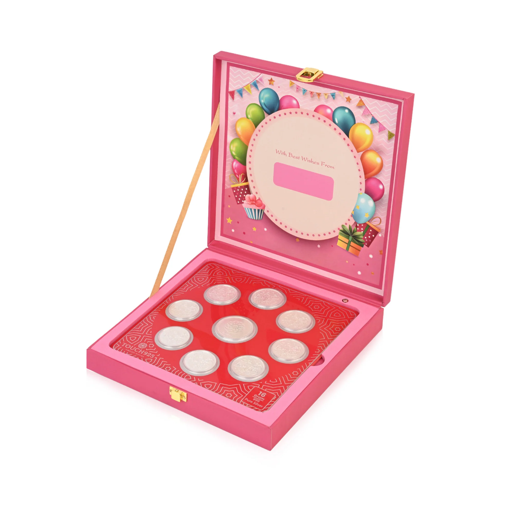 Happy Birthday 999 Silver Coin Box (9 Coins) - Image 6
