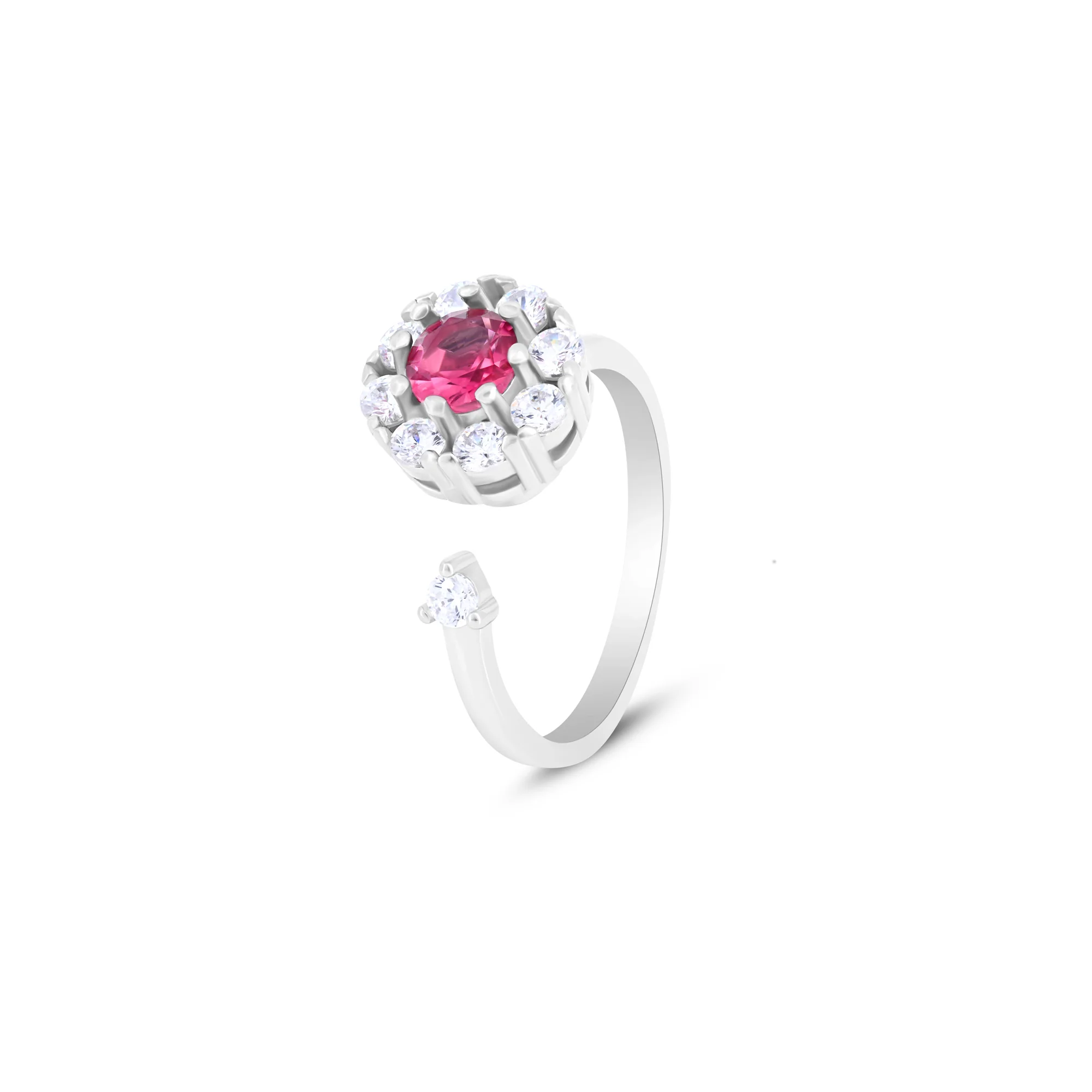Harmony CZ Two Stone Ring - Image 2