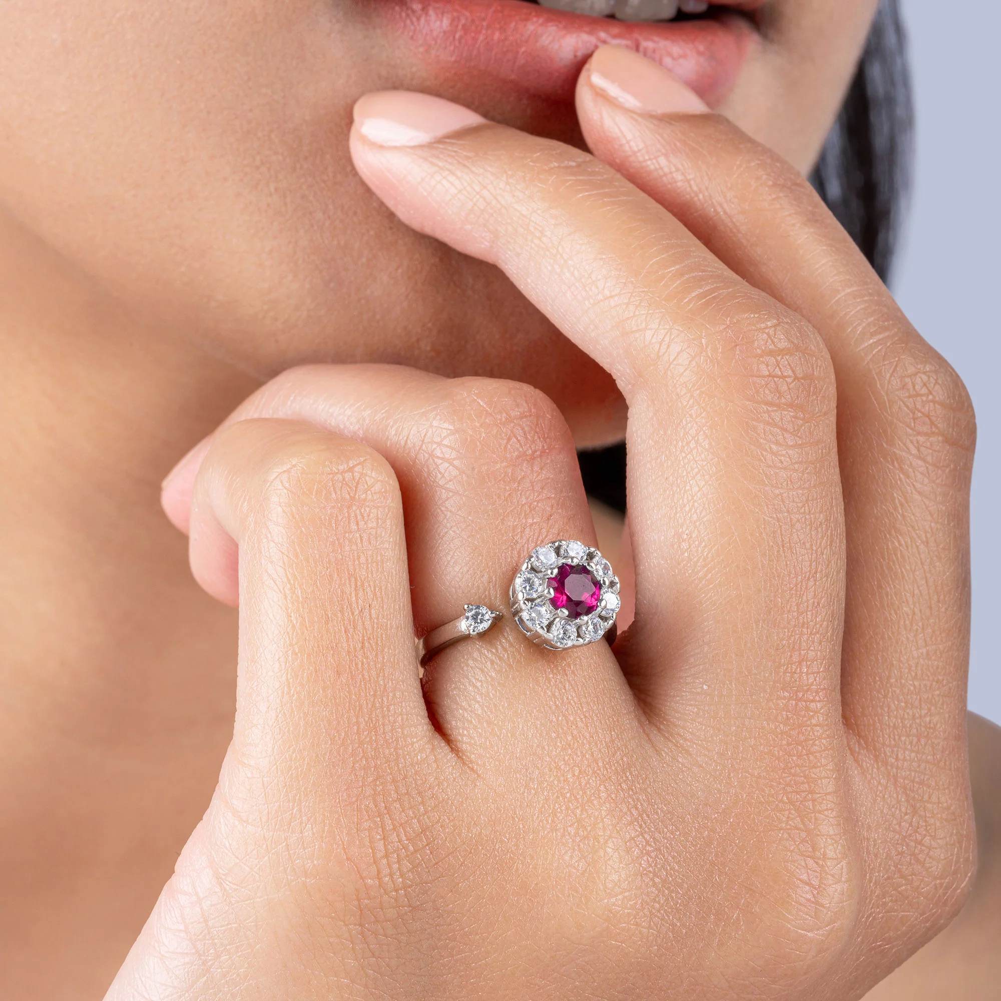 Harmony CZ Two Stone Ring - Image 3
