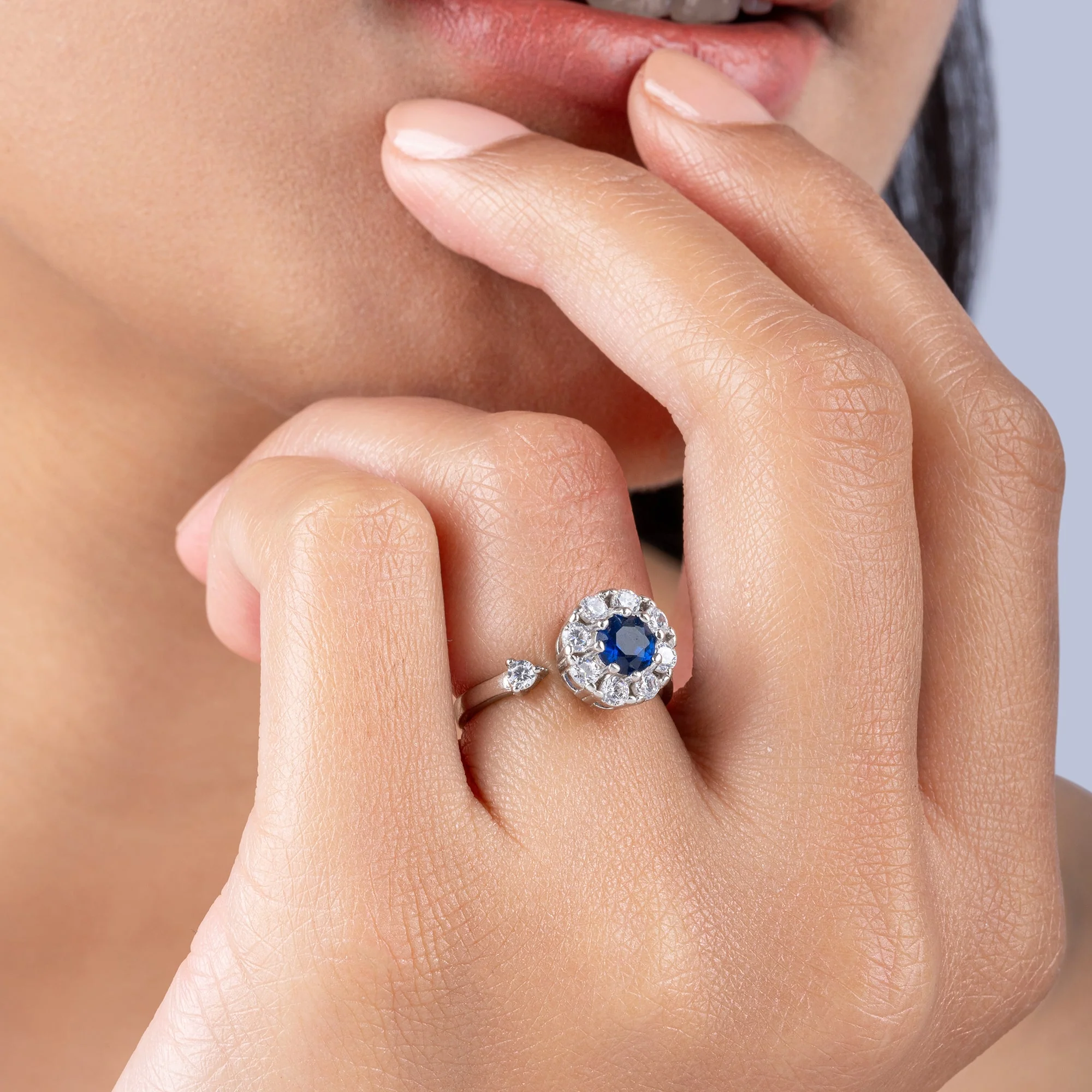 Harmony CZ Two Stone Ring - Image 8