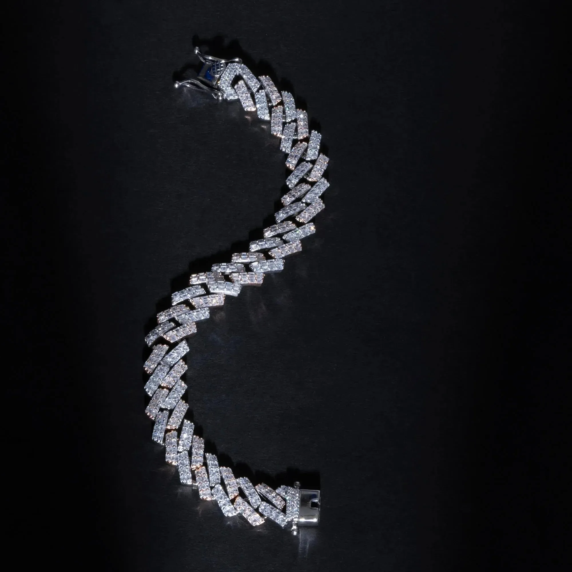 Harmony Fusion CZ Cuban Link Bracelet - Image 3