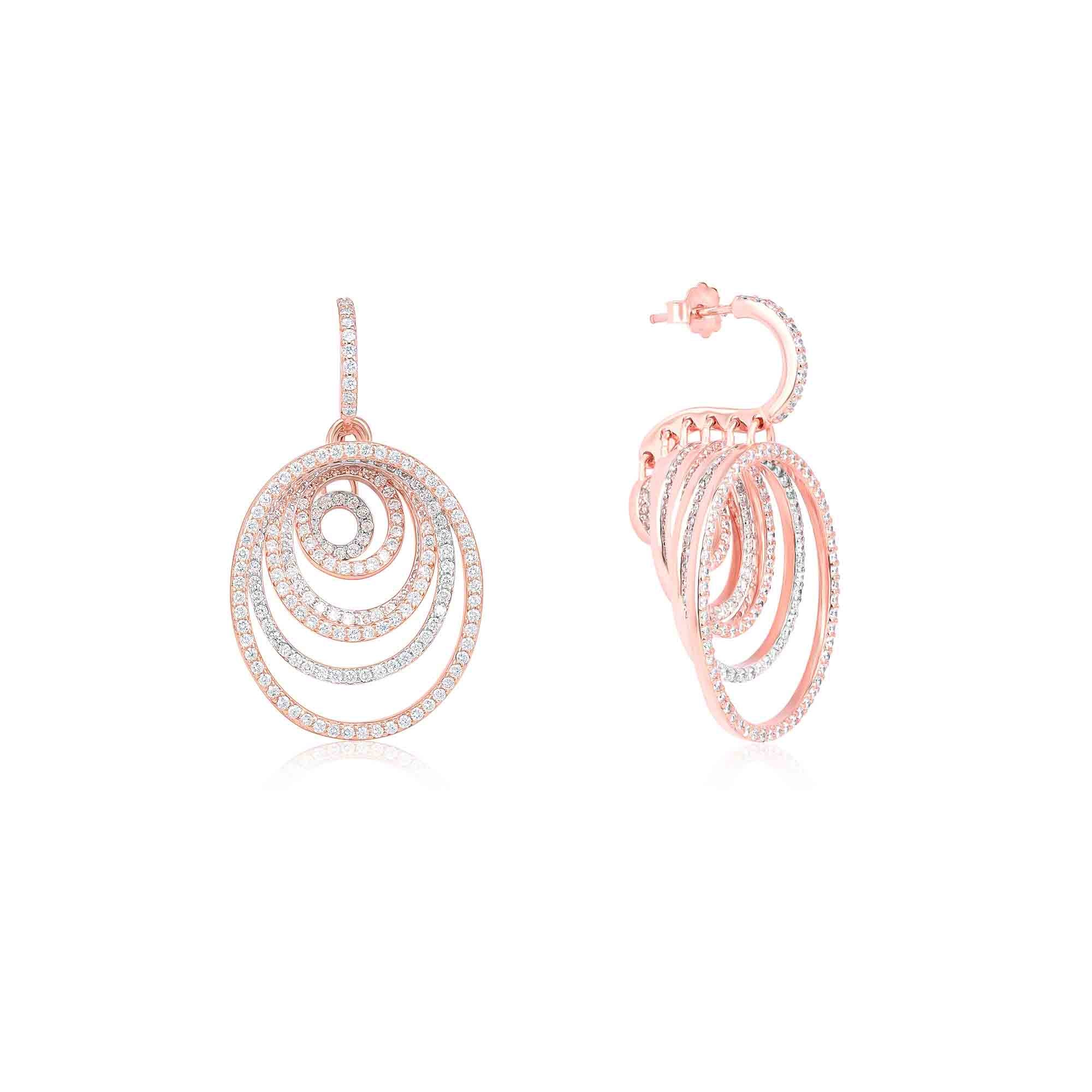 Harmony Hoop Dangler Earrings - Image 2