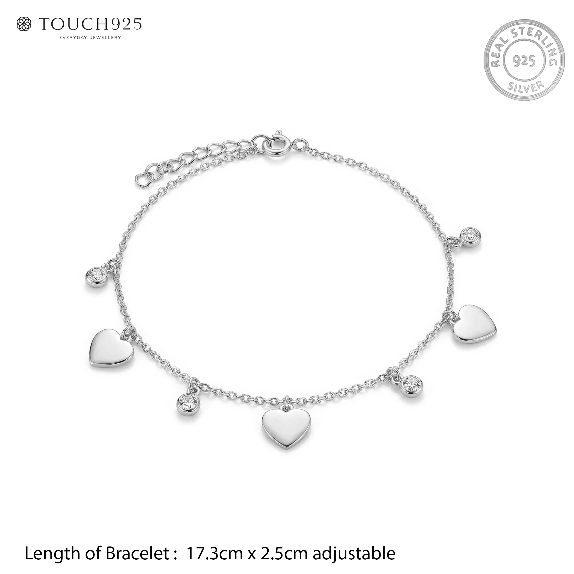 Heart Charm Bracelet - Image 10