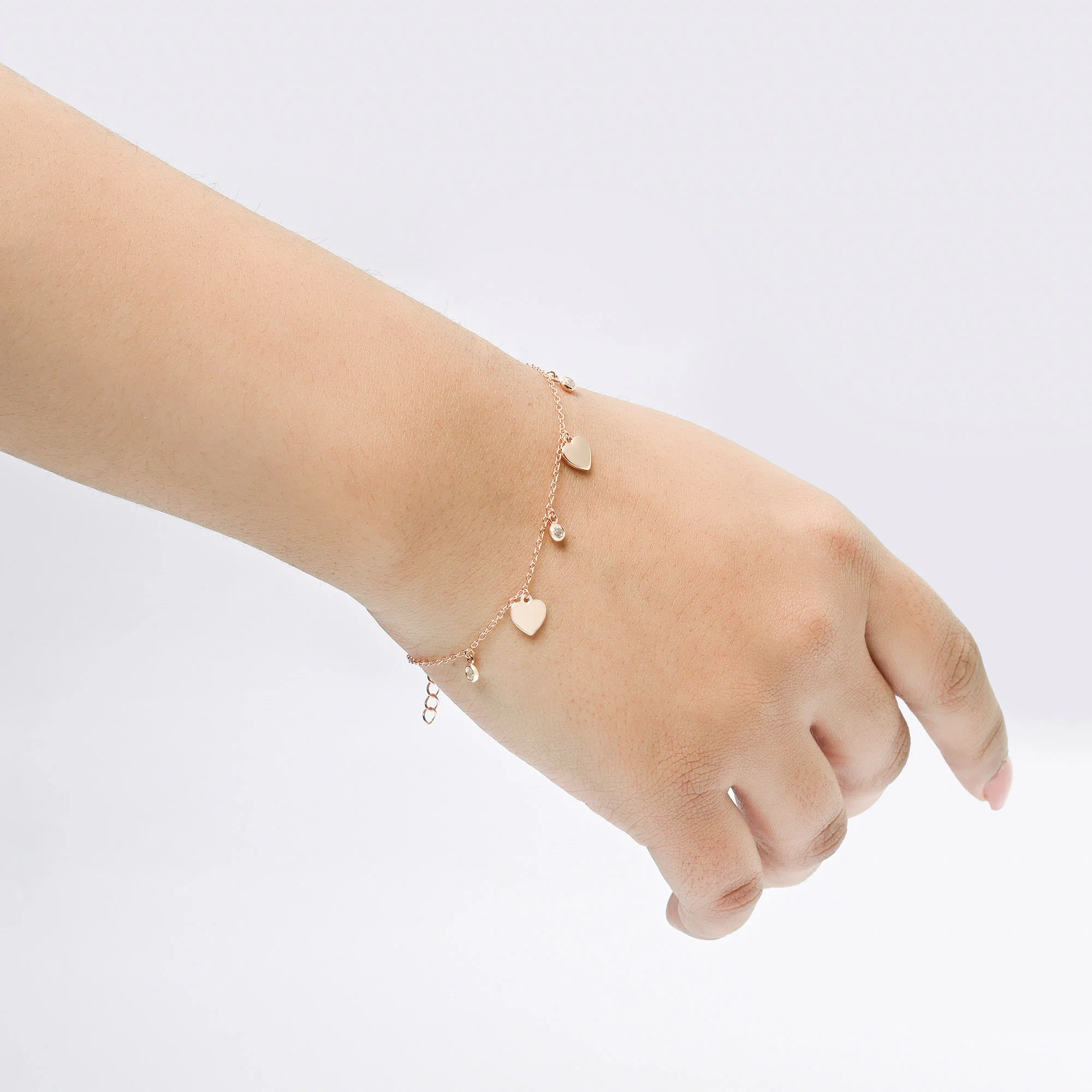 Heart Charm Bracelet - Image 3