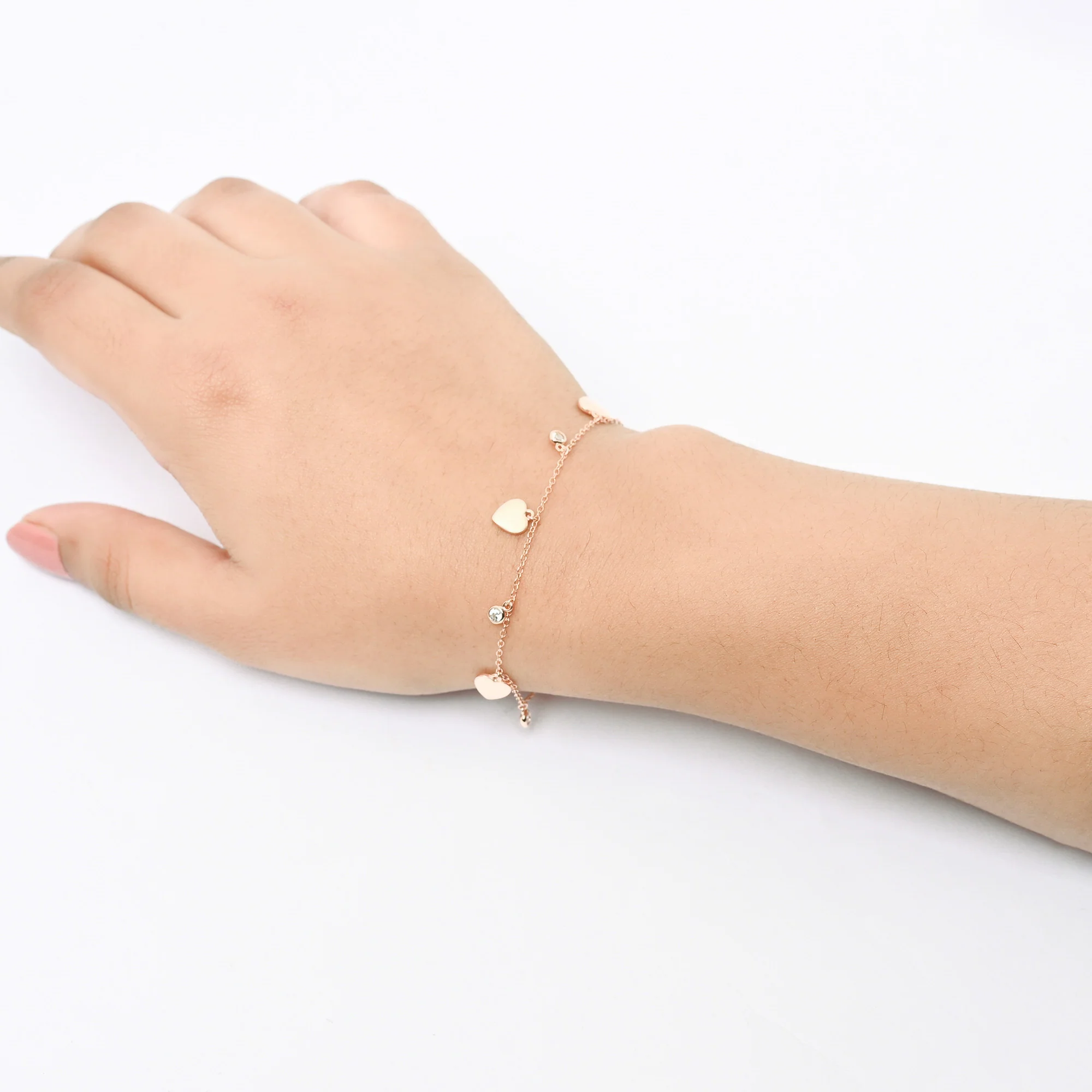 Heart Charm Bracelet - Image 4
