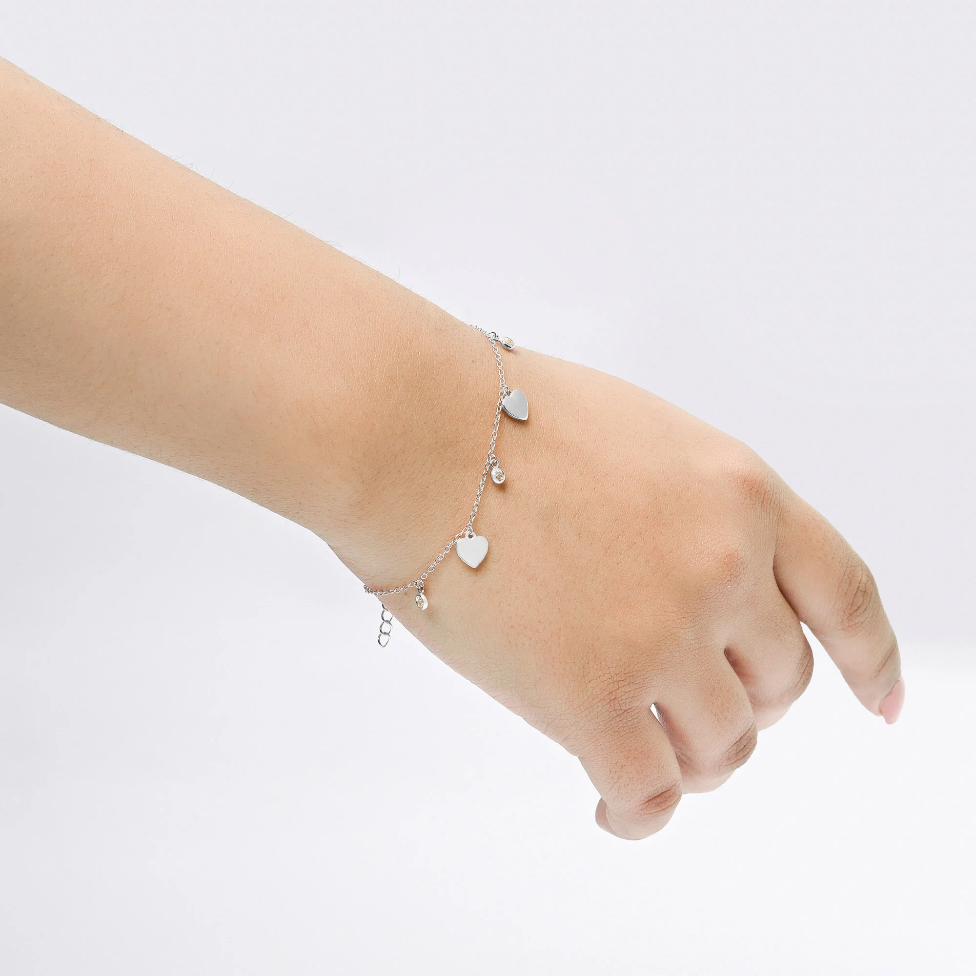 Heart Charm Bracelet - Image 9