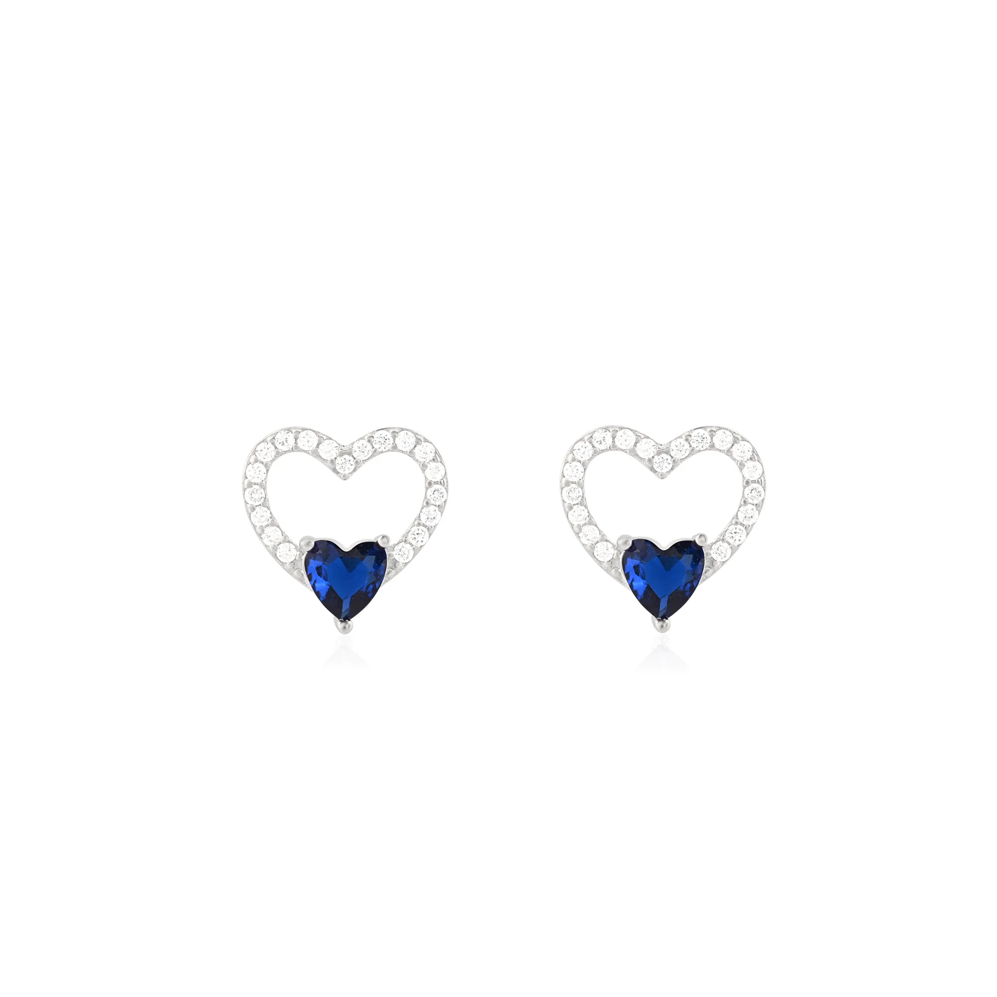Heart CZ Pendant Set - Image 4