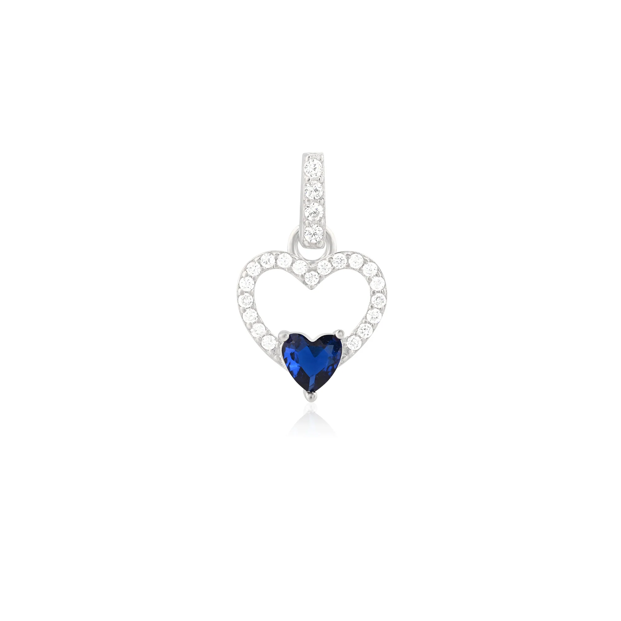 Heart CZ Pendant Set - Image 5