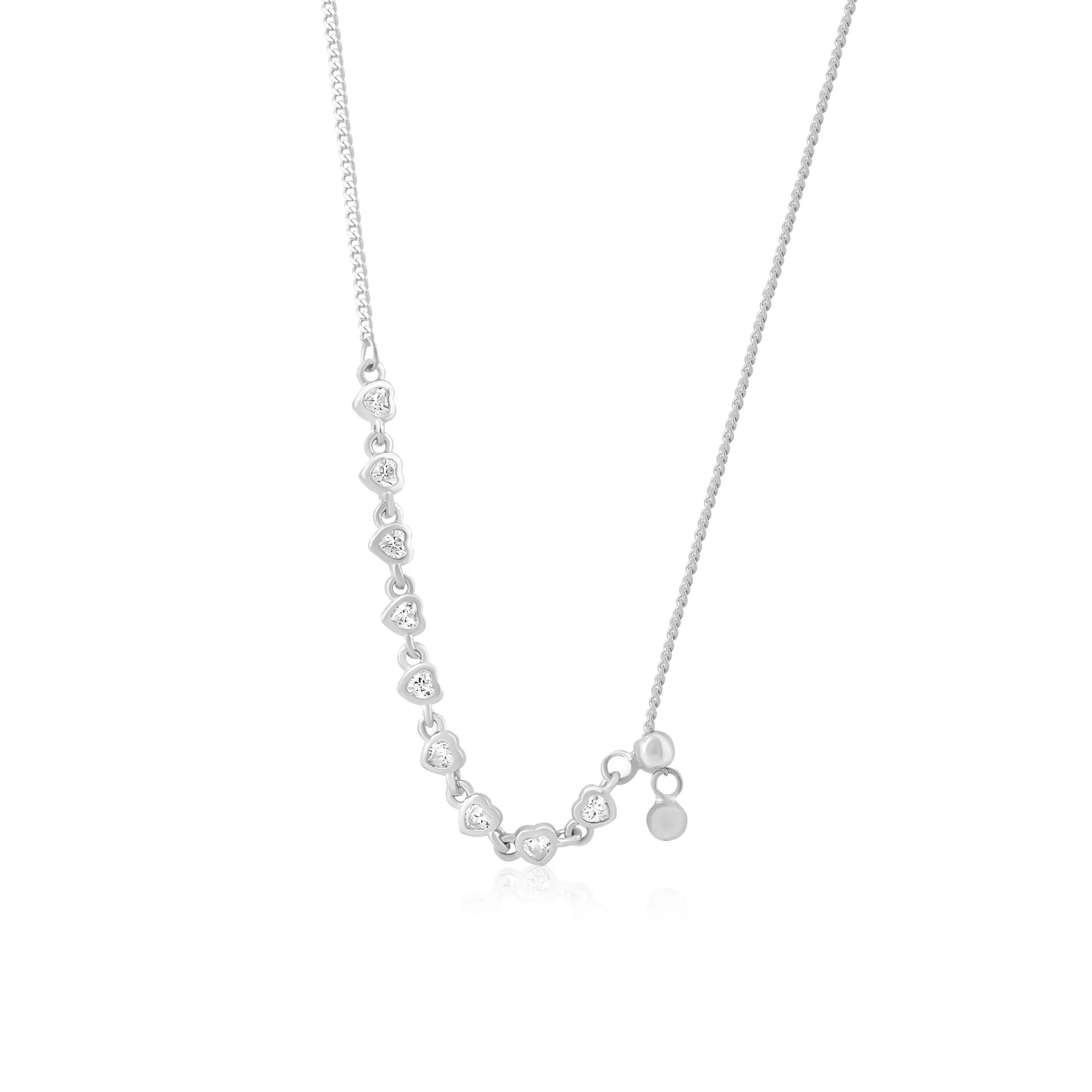 Heart Link Stone Necklace - Image 6