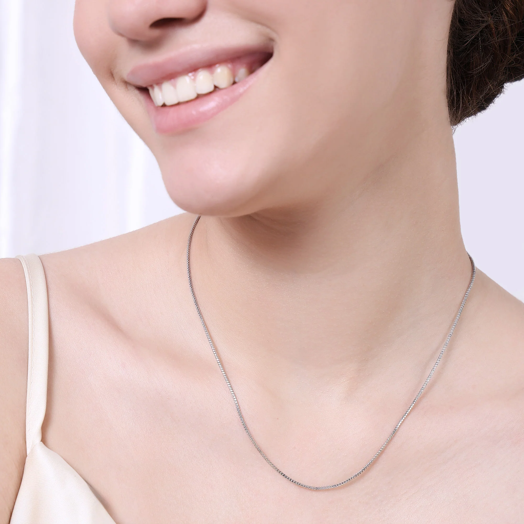 Fishbone Silver Chain - Image 4