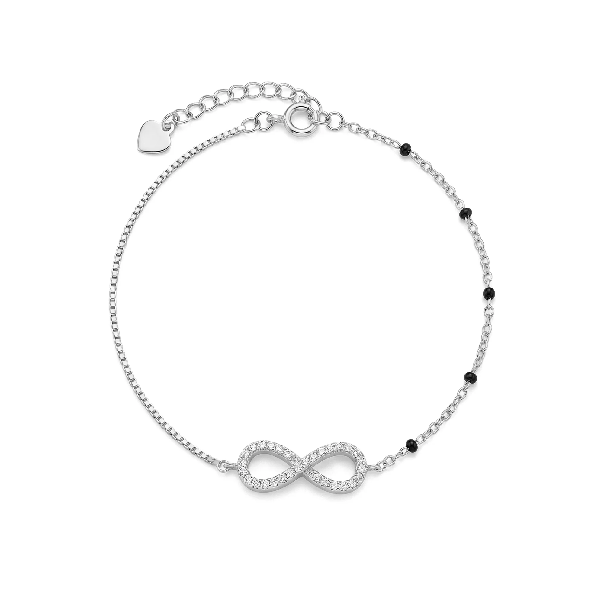 Infinity CZ Bracelet - Image 2