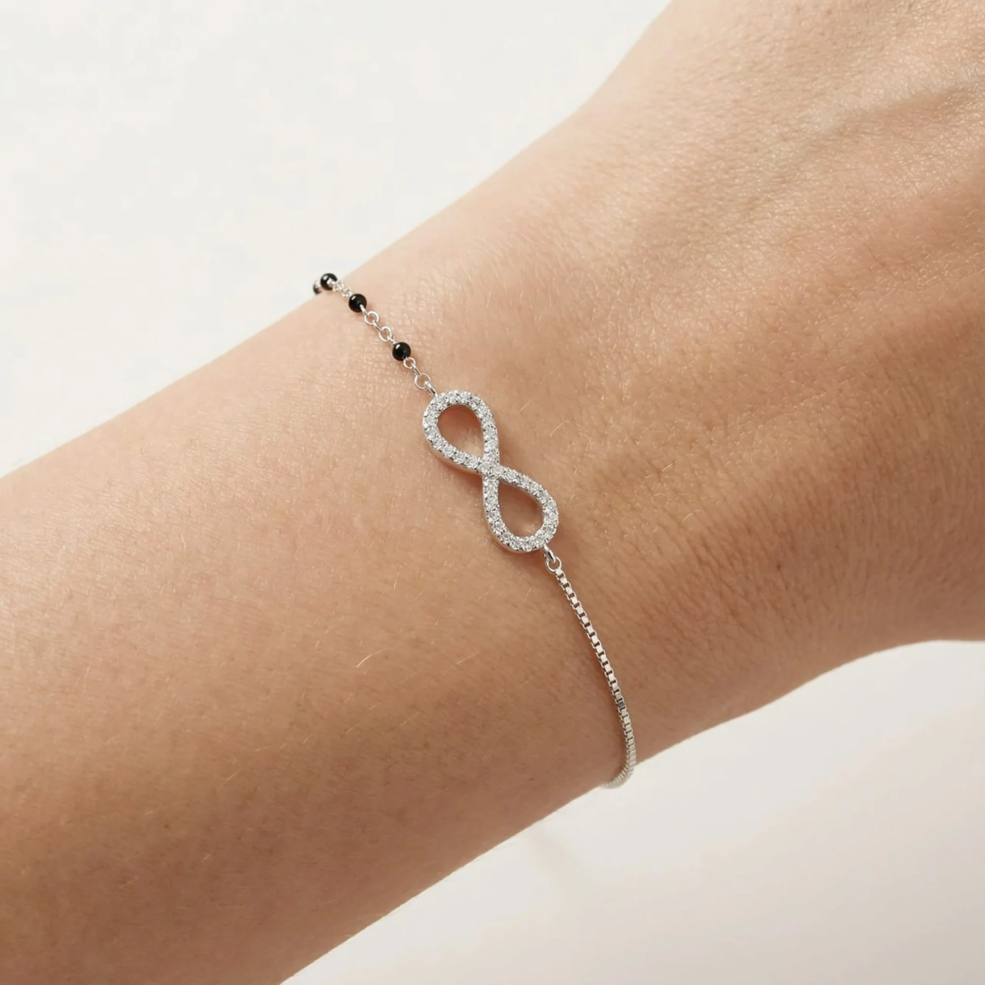 Infinity CZ Bracelet - Image 4