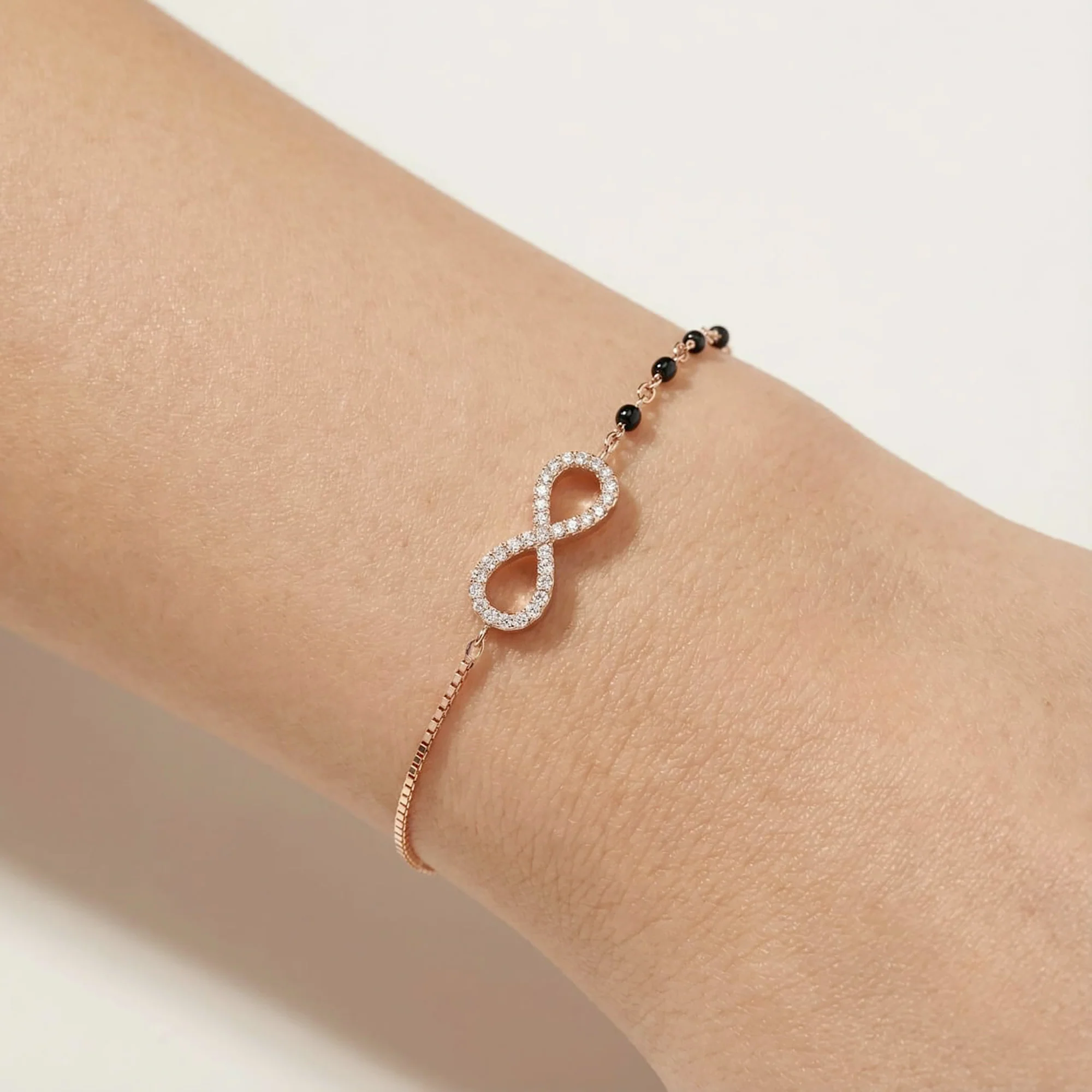 Infinity CZ Bracelet - Image 8