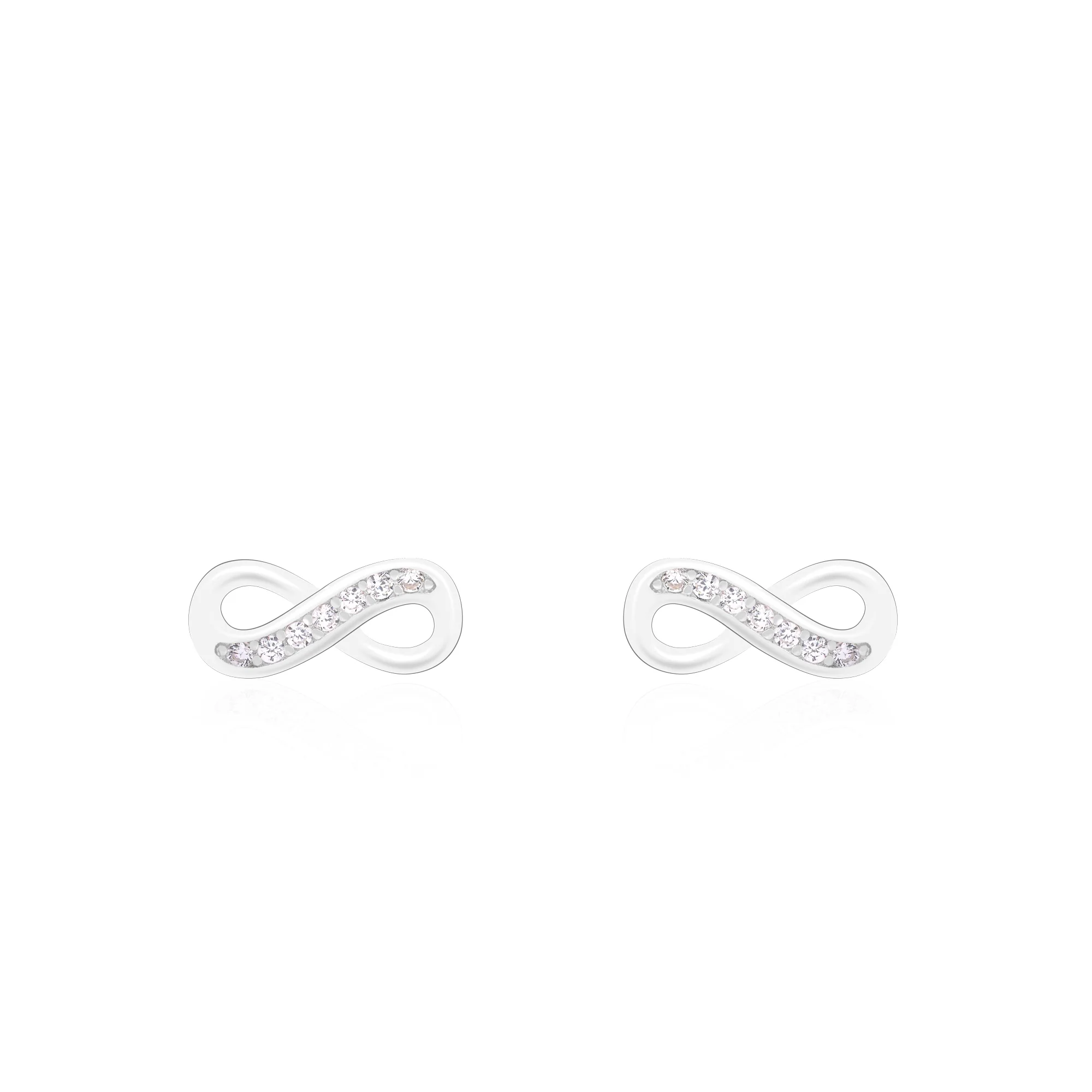 Infinity CZ Earrings - Image 4