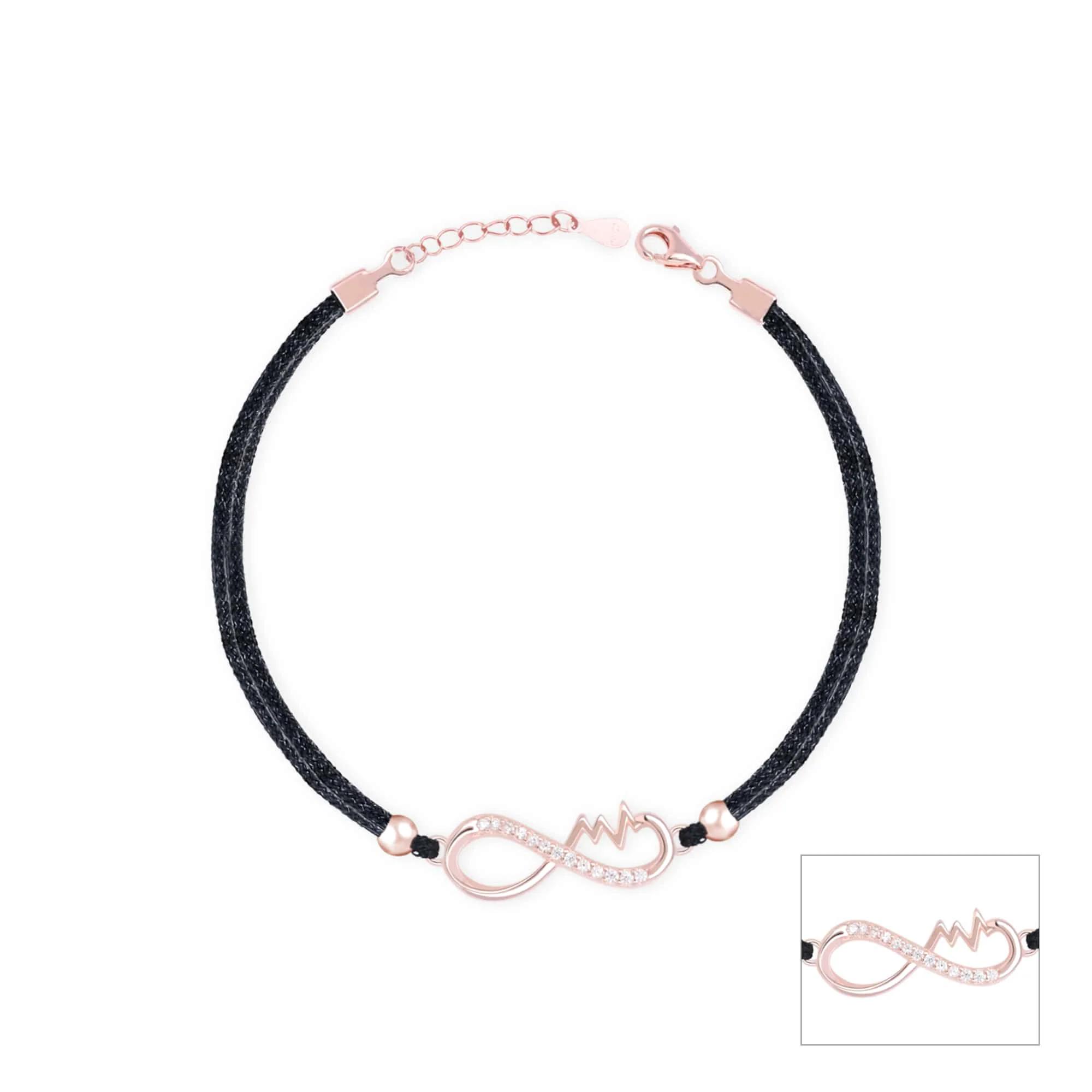 Infinity Shape Anklet - Image 2