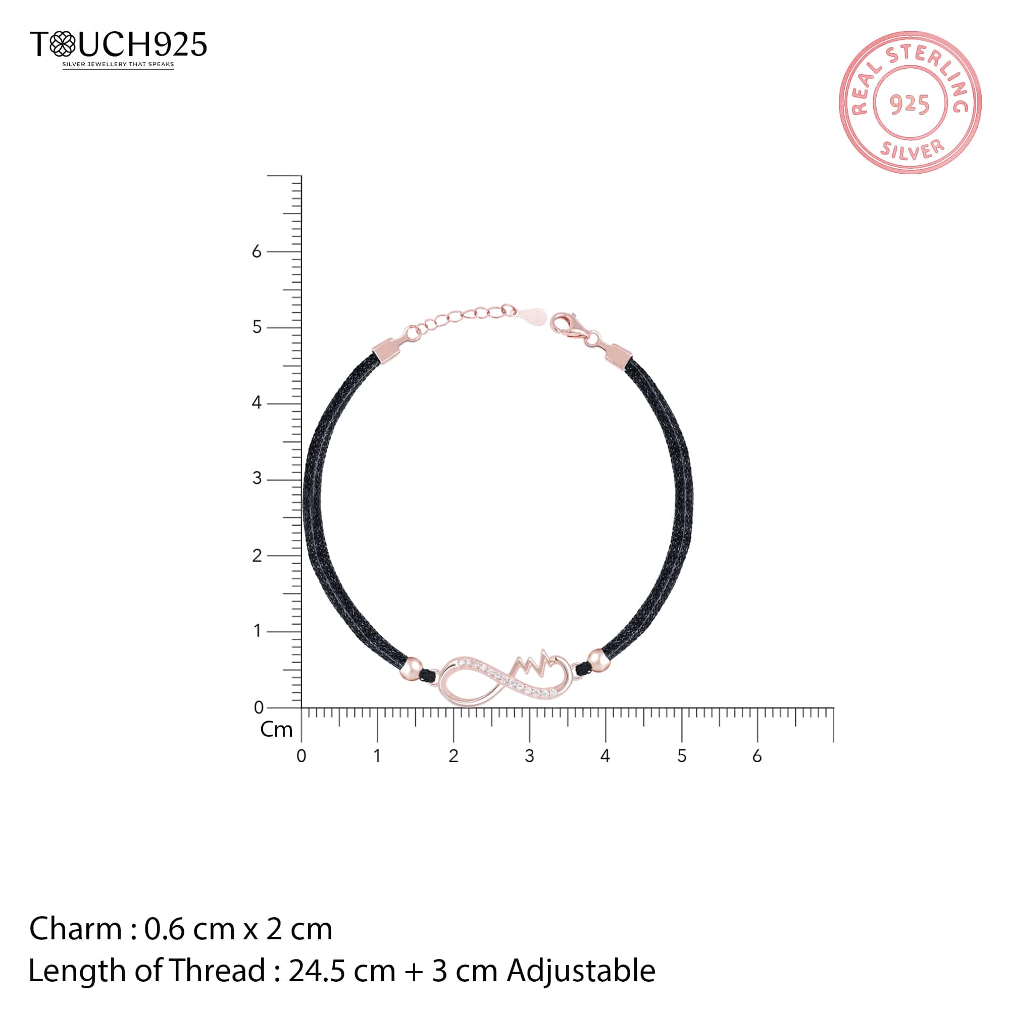 Infinity Shape Anklet - Image 6