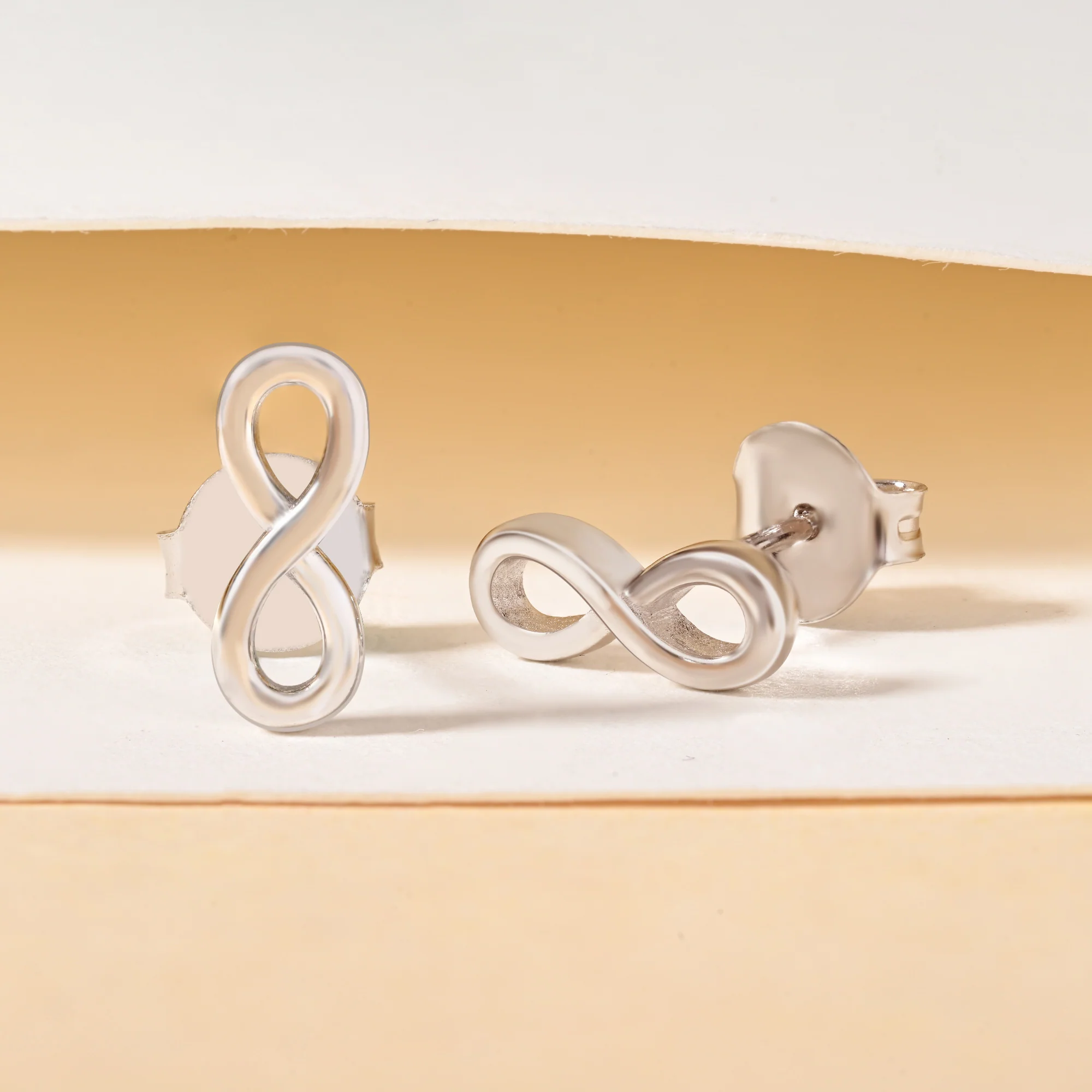 Infinity Stud Earrings - Image 9