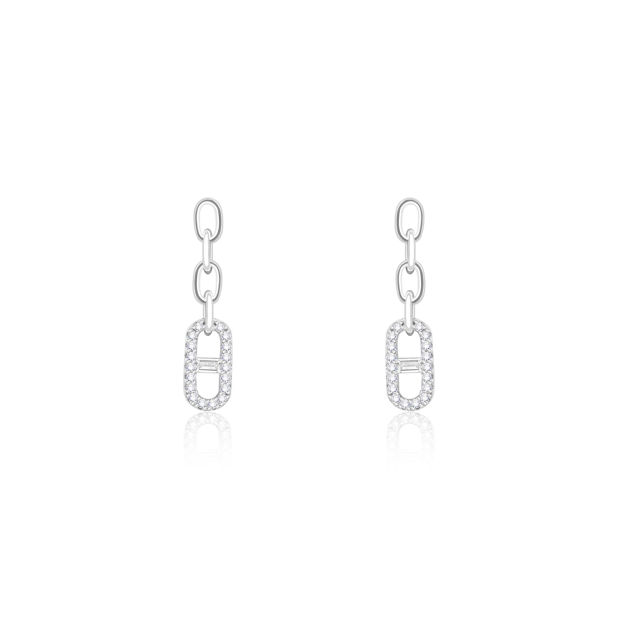 Interlinked Drop Earrings - Image 4